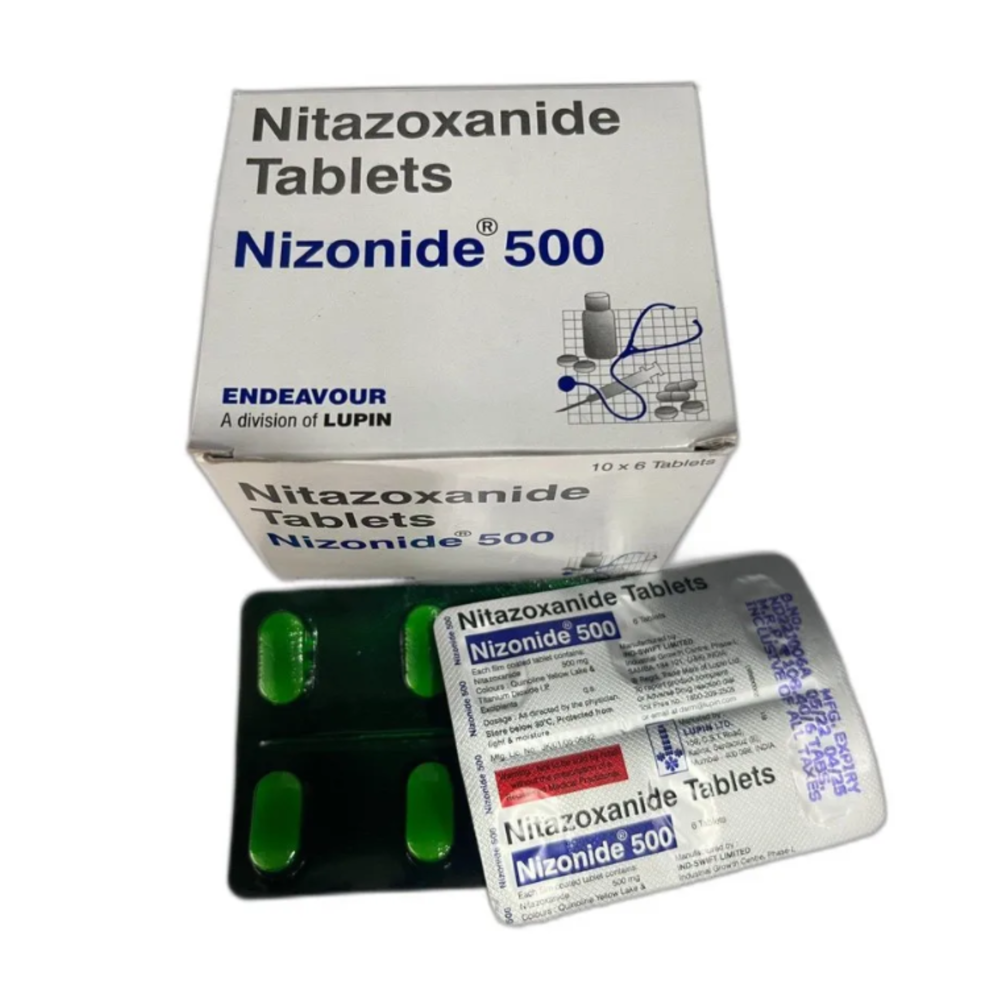 500mg Nizonide Nitazoxanide Tablet