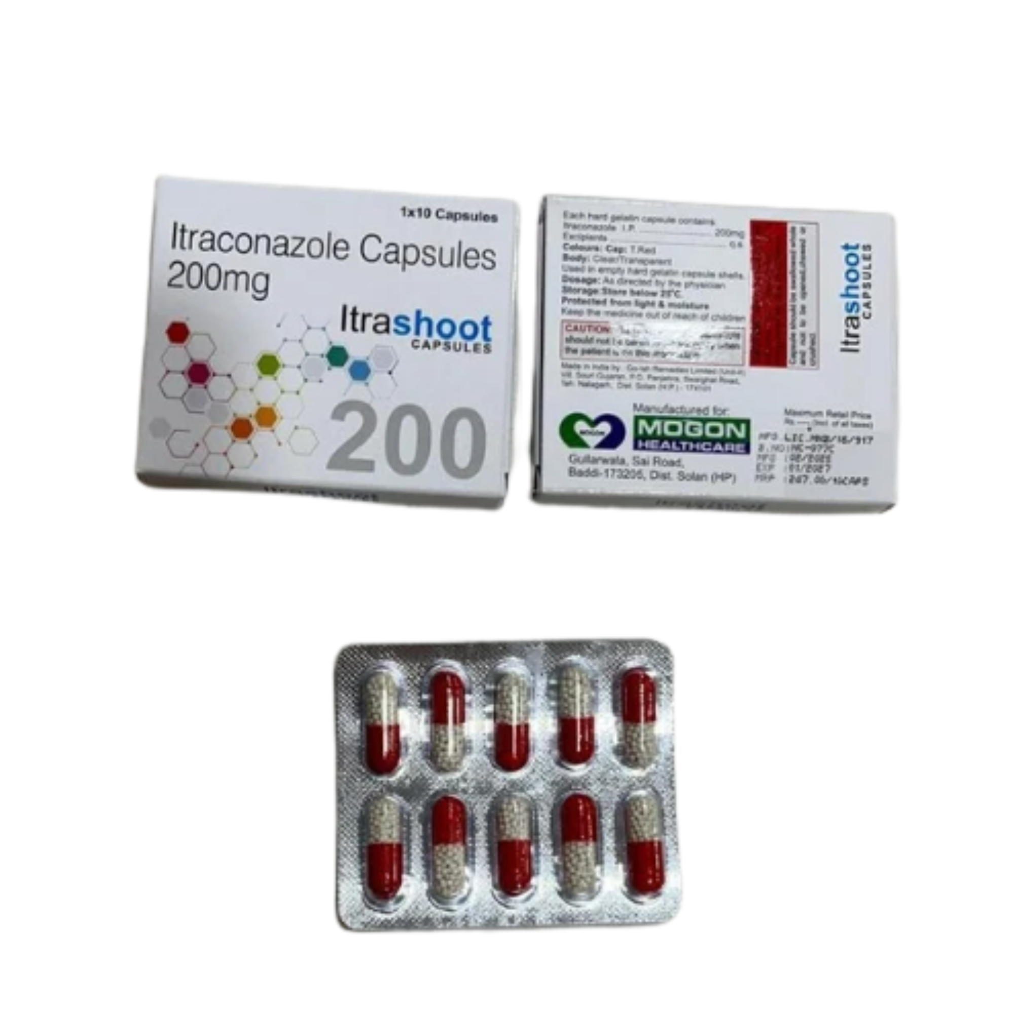 Itraconazole Capsule itrashoot 200 mg