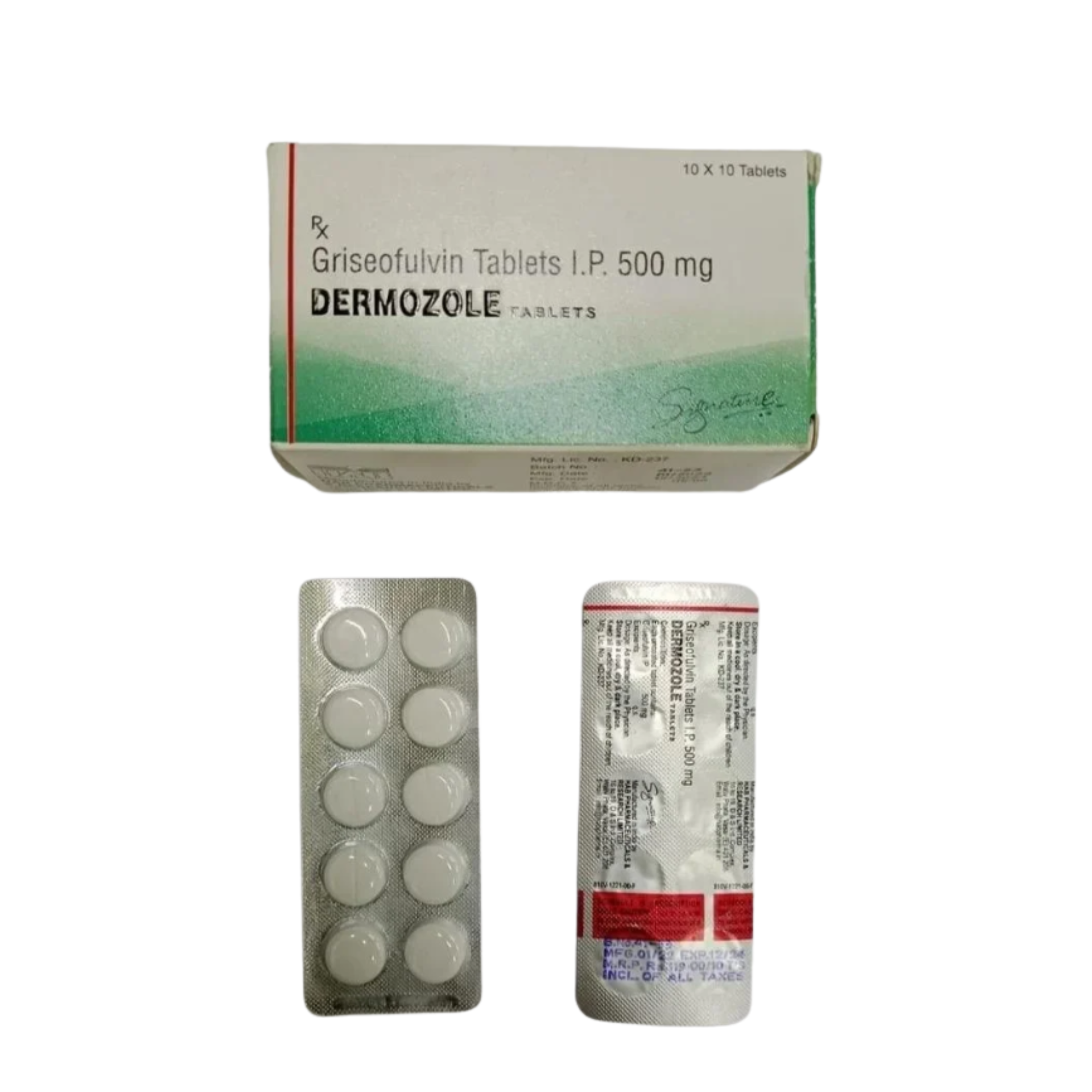 Griseofulvin 500 Mg Tablets