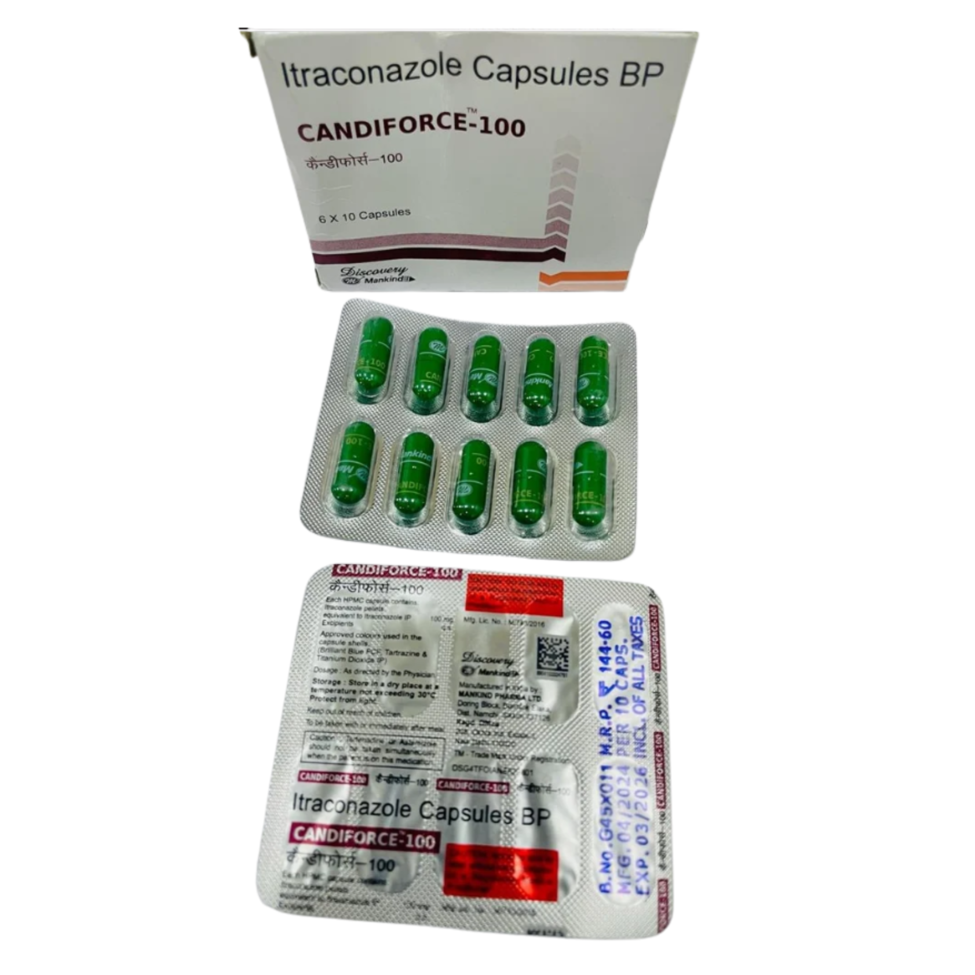 Itraconazole Capsules 100 Mg