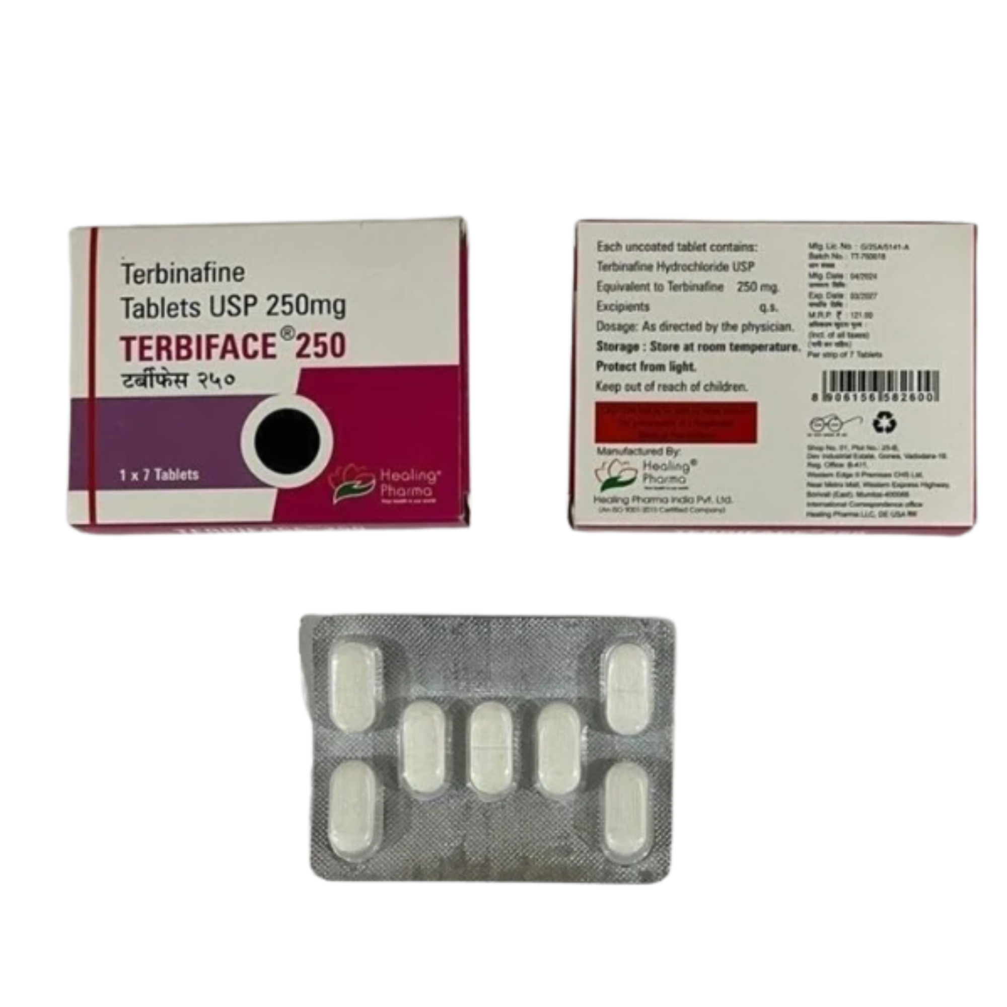 250mg Terbinafine Tablets