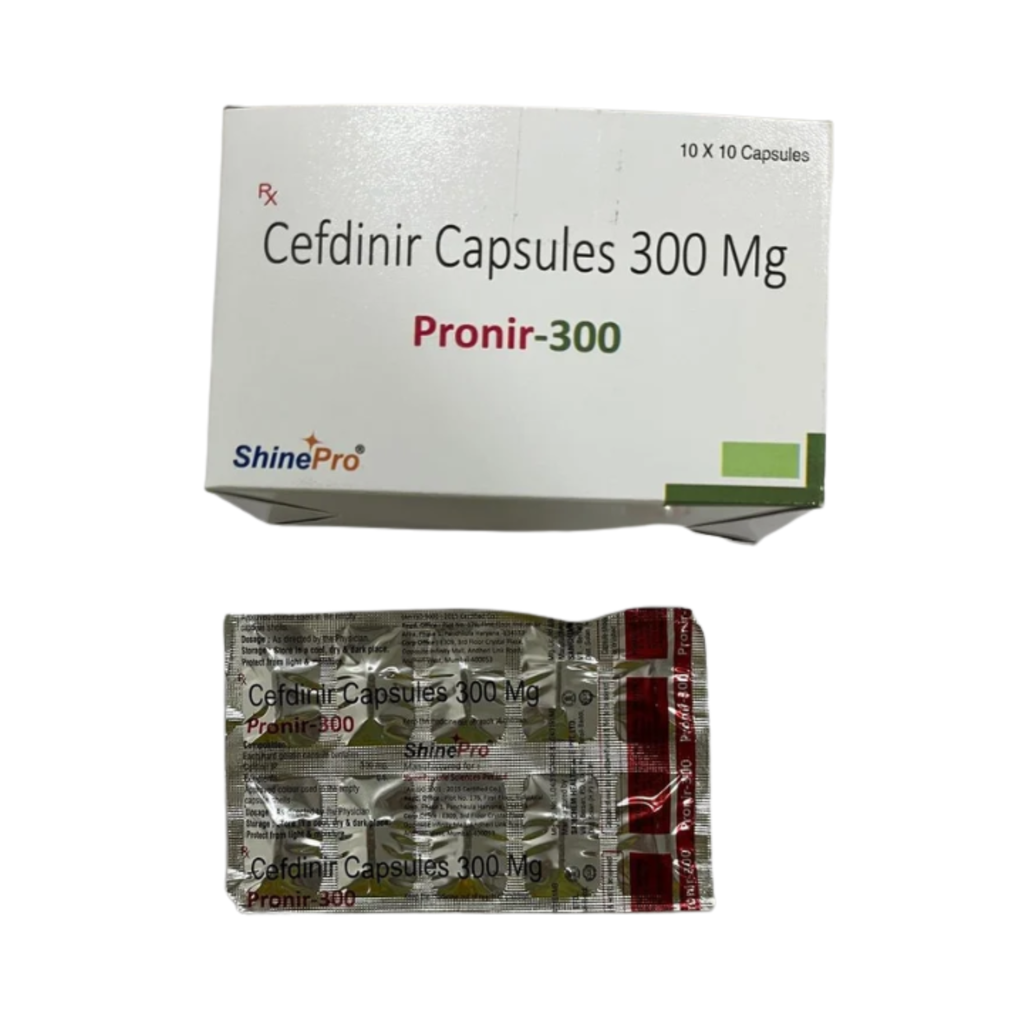 Cefdinir Capsules 300 Mg