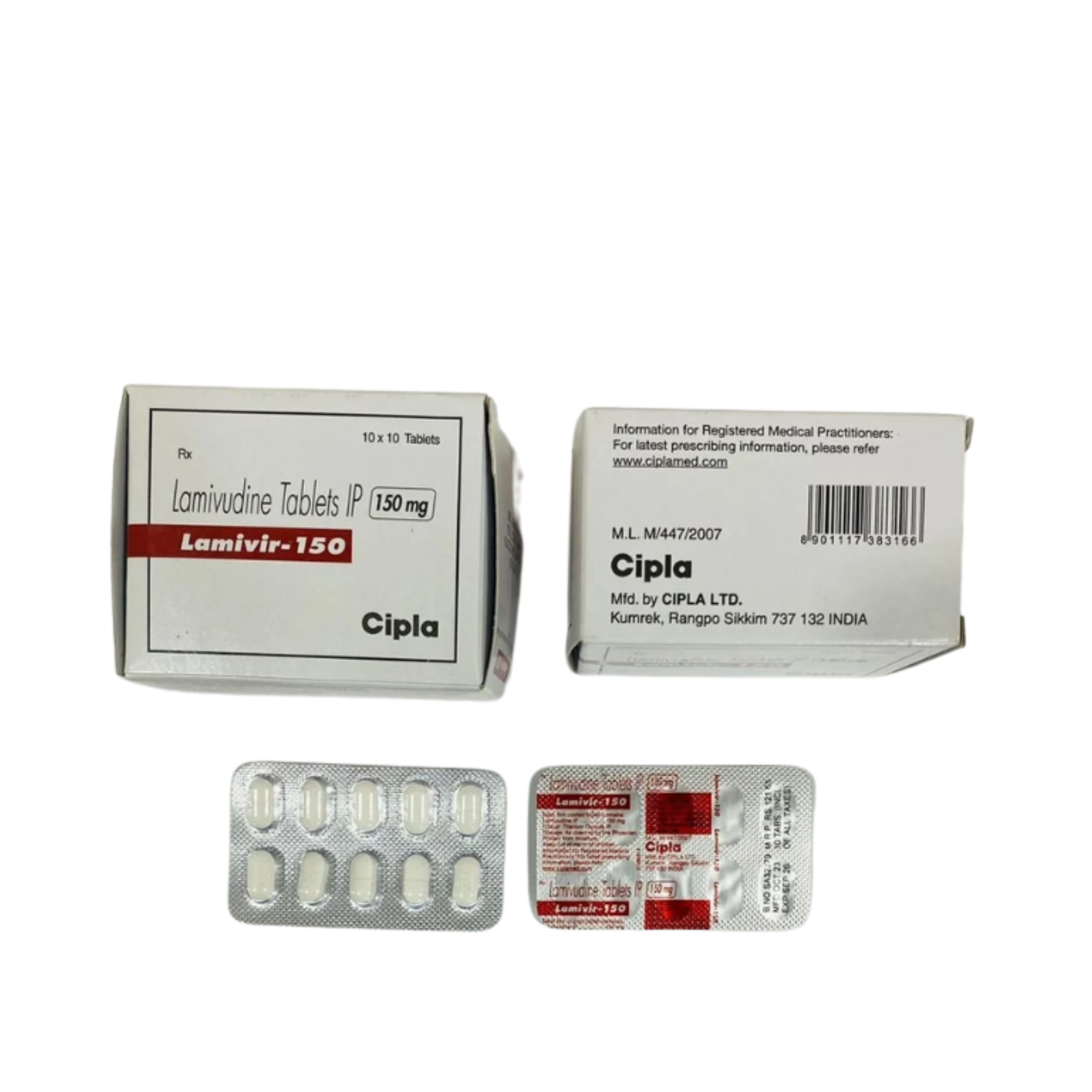 150mg Lamivir Lamivudine Tablets