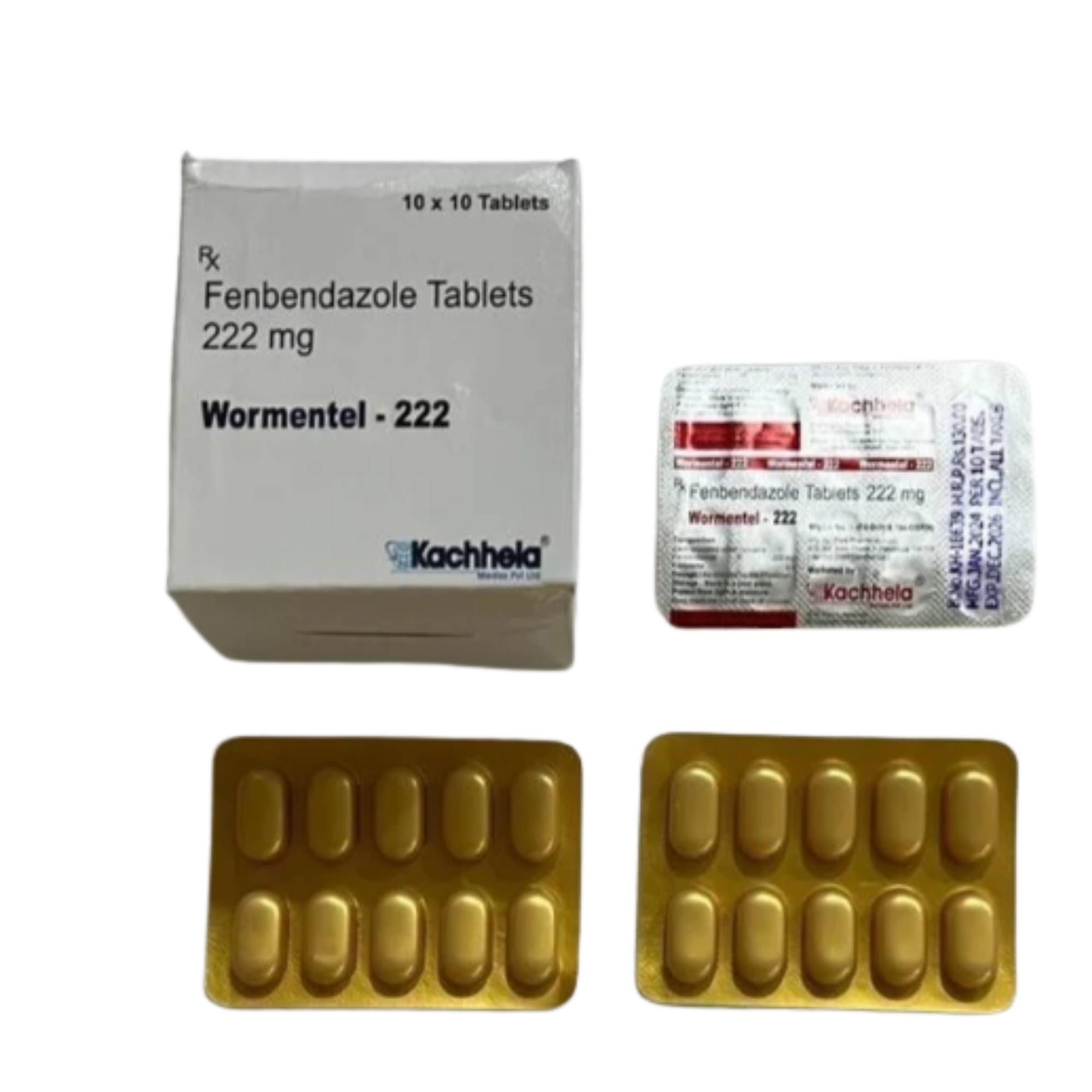 222mg Fenbendazole Tablet