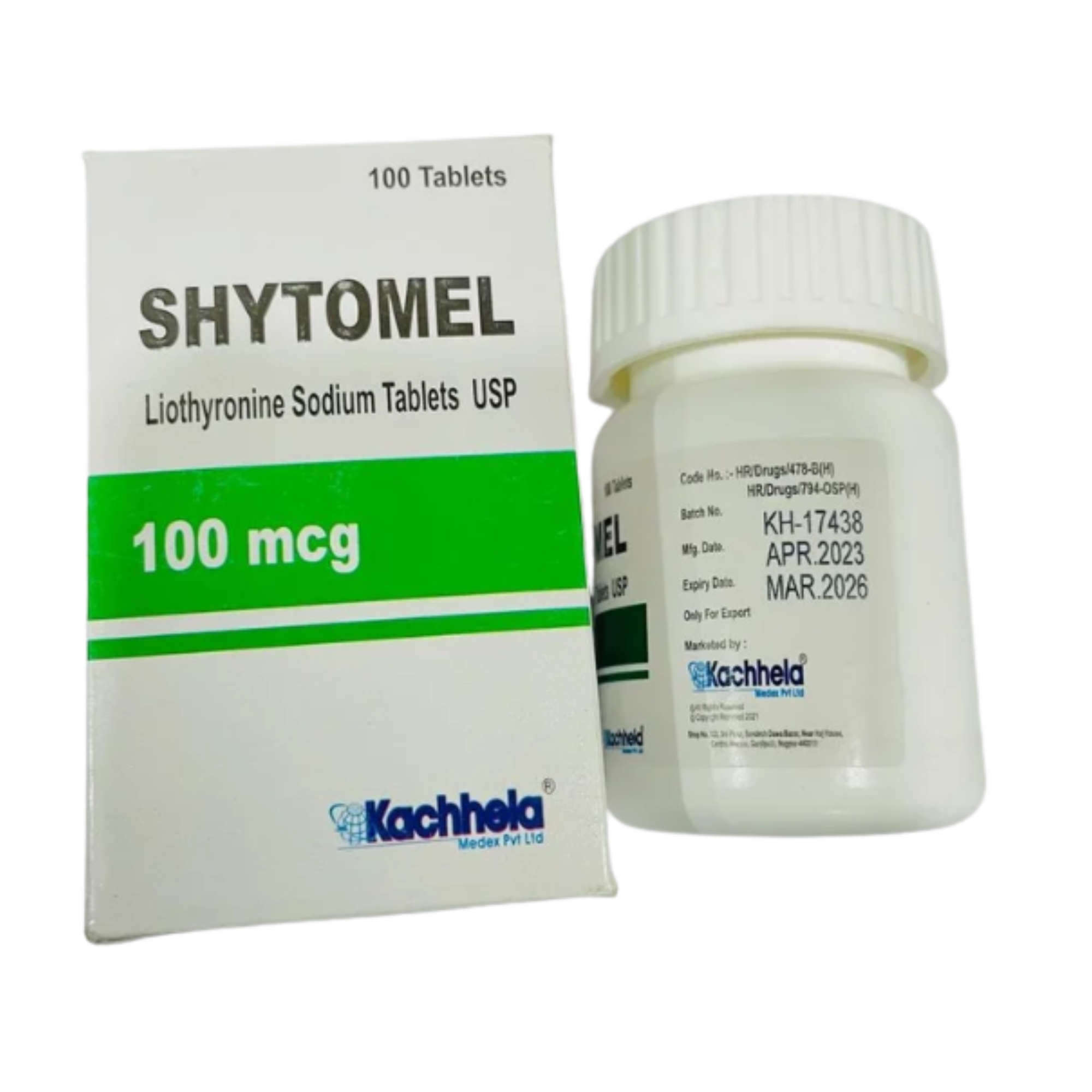 shytomel 100 mcg tablet liothyronine