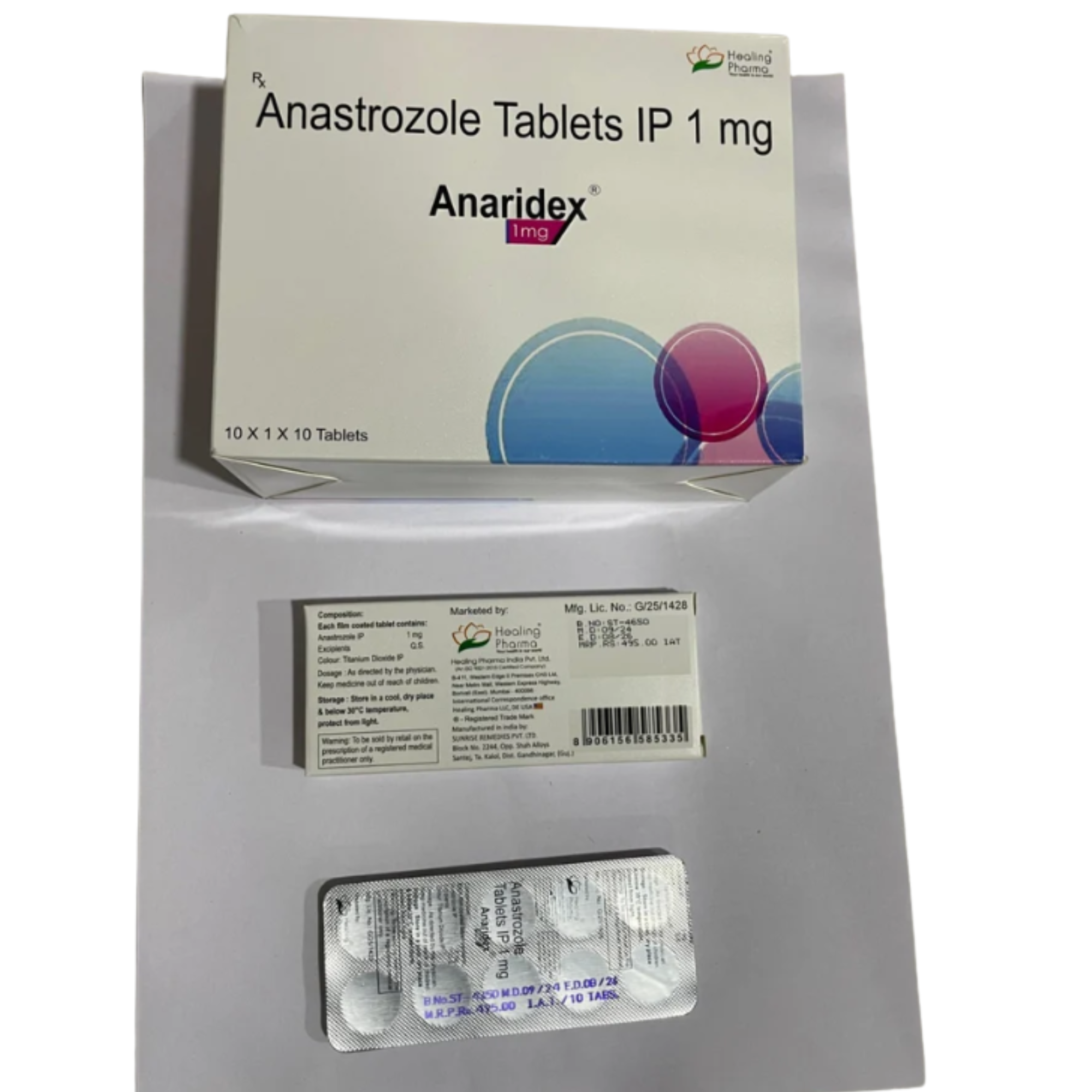 Anastrozole 1mg Tablet