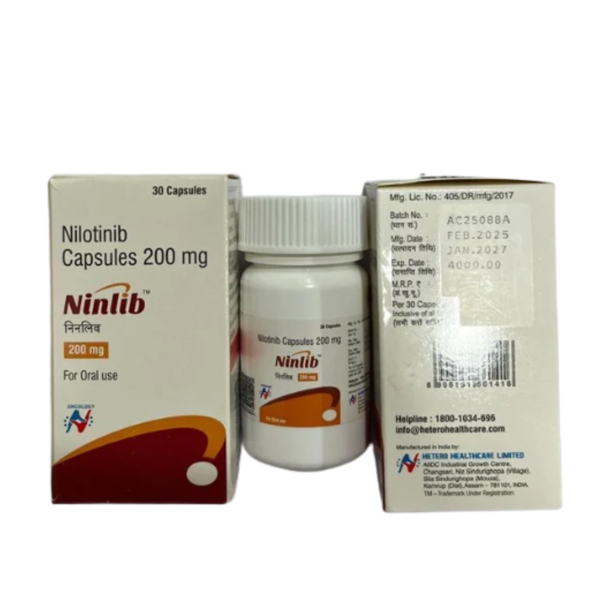 Nilotinib Capsules 200mg