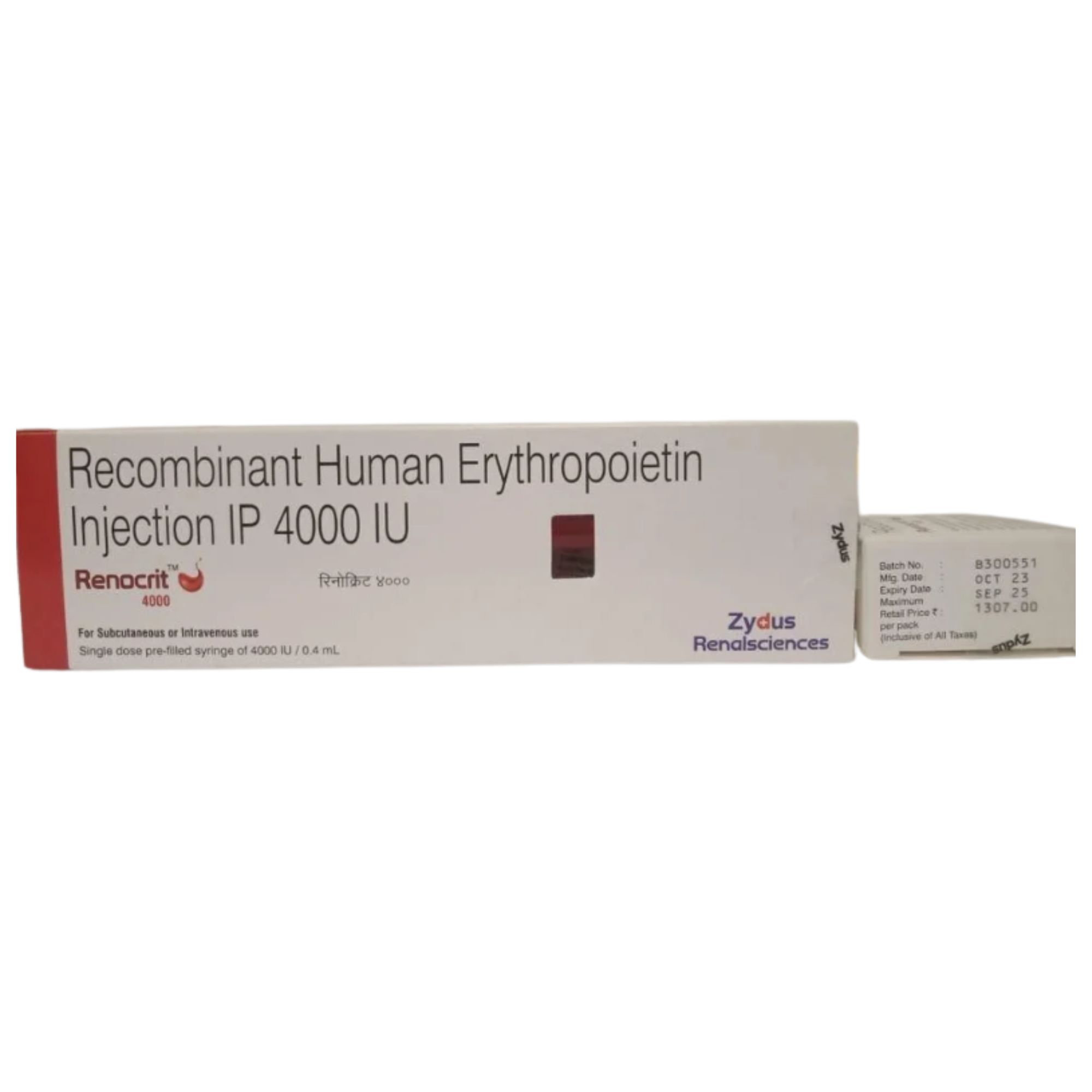 4000 iu Recombinant Human Erythropoietin