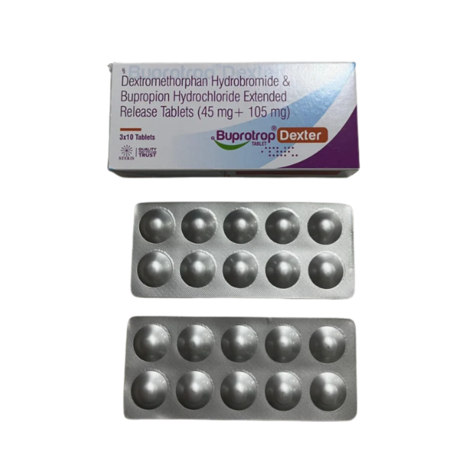 Dextromethorphan Hydrobromide & bupropin hydrochloride tablets