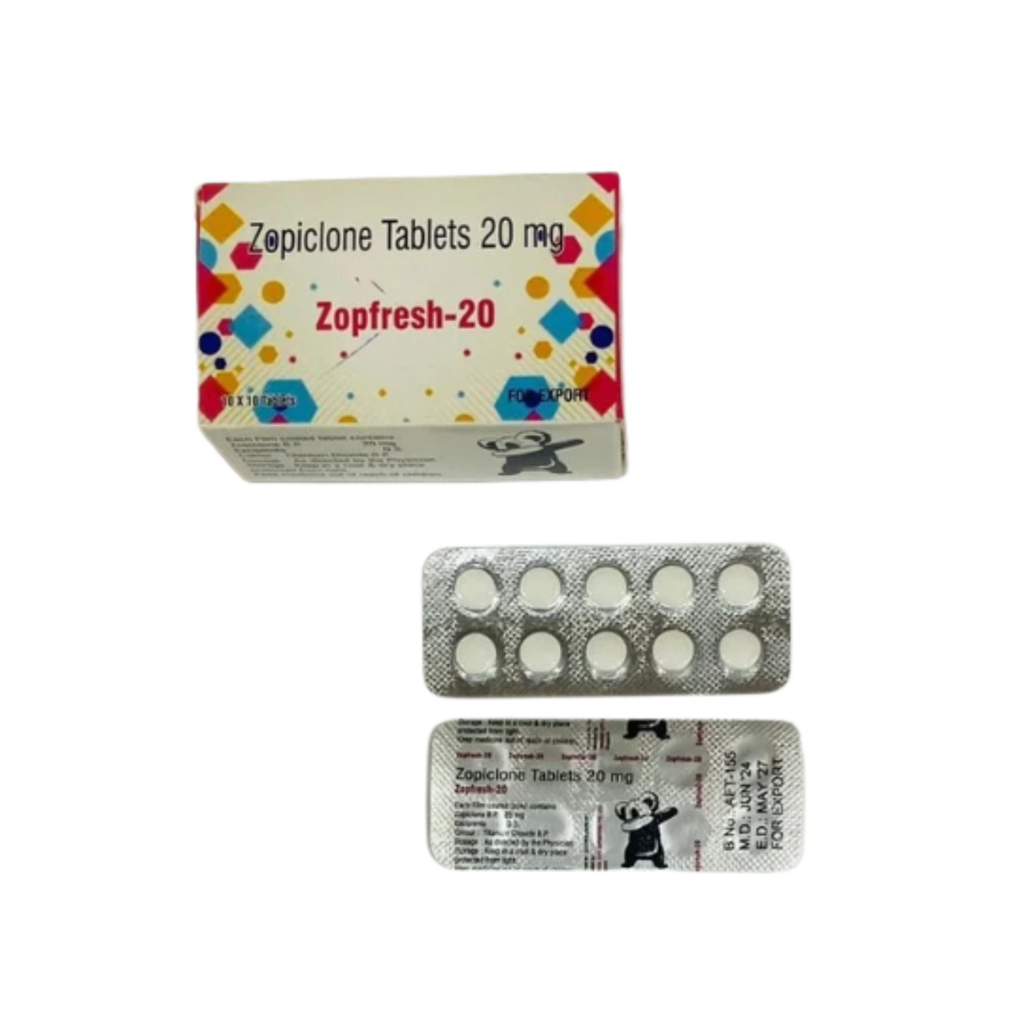 20mg Zopfresh Zopiclone Tablet