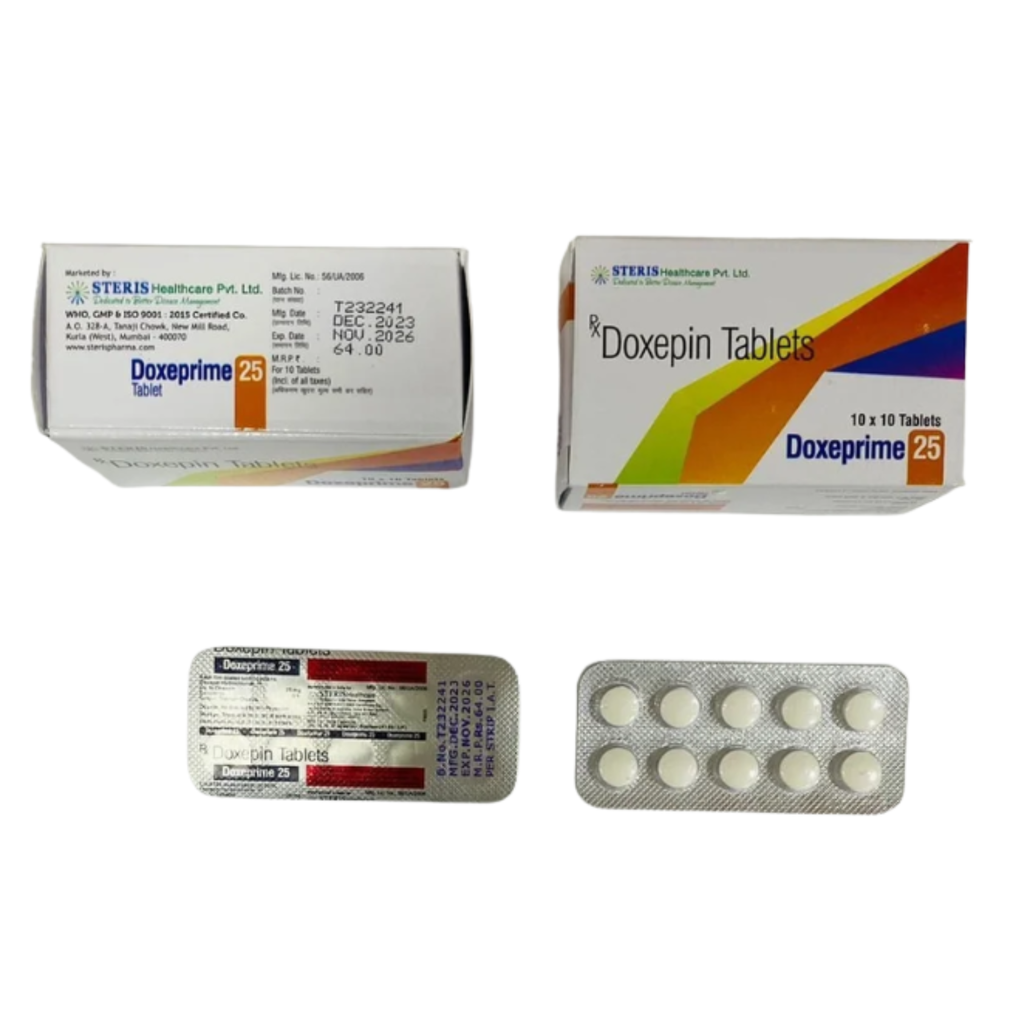 Doxepin Tablets 25mg