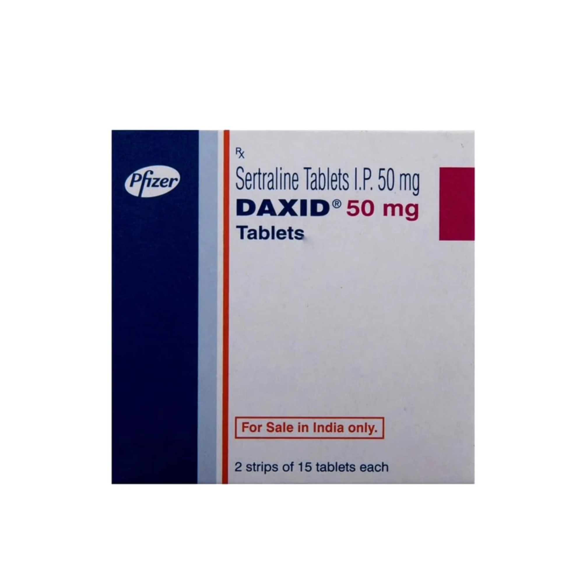 50mg Daxid Sertraline Tablet