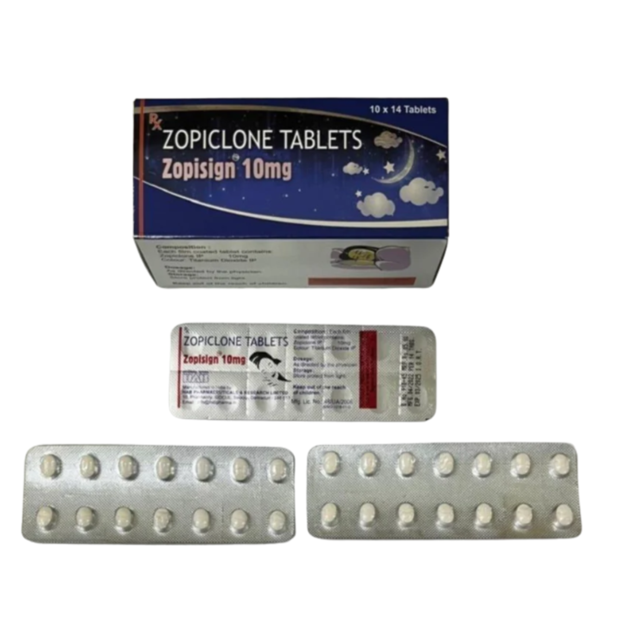 10mg Zopiclone Tablet