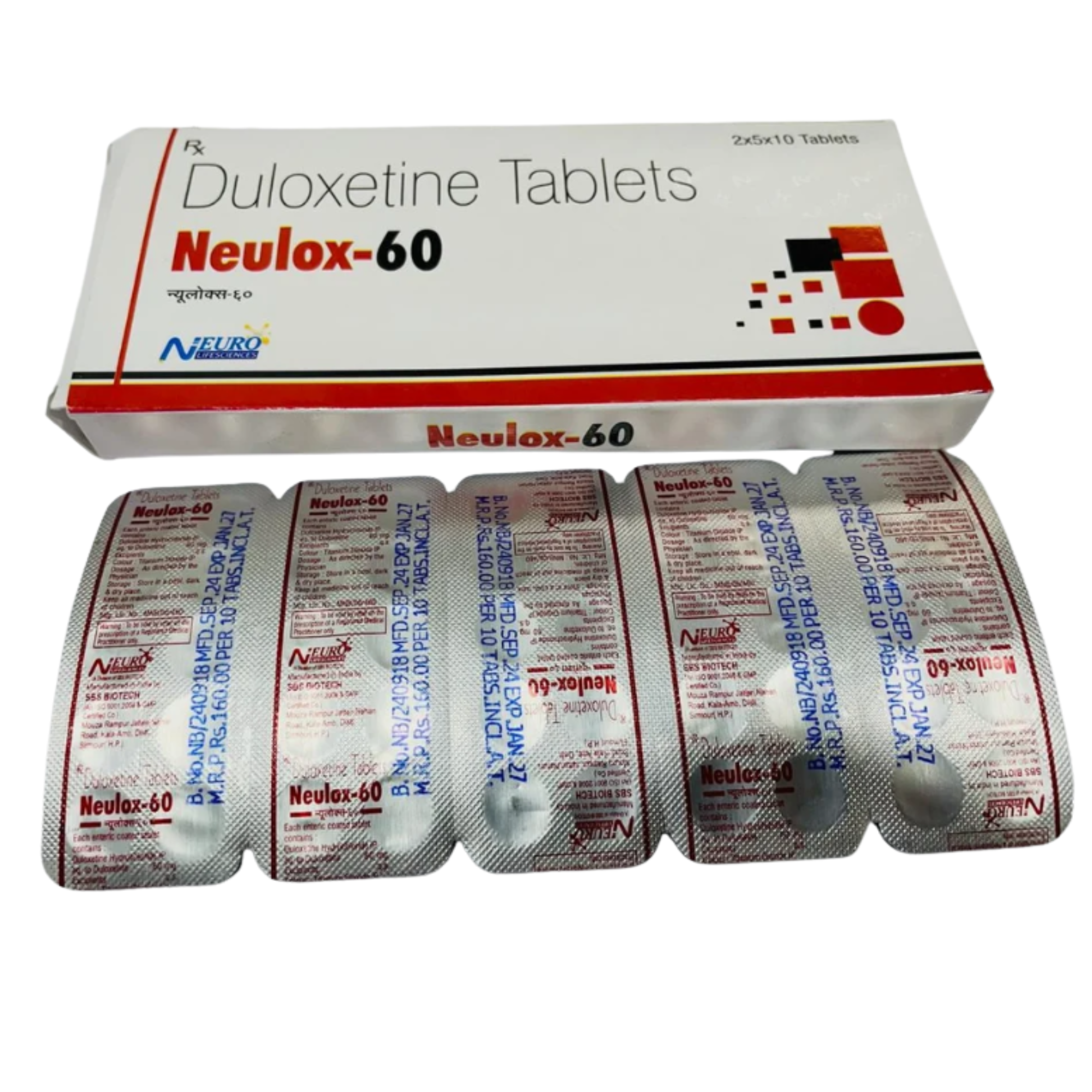 Duloxetine 60mg Tablet