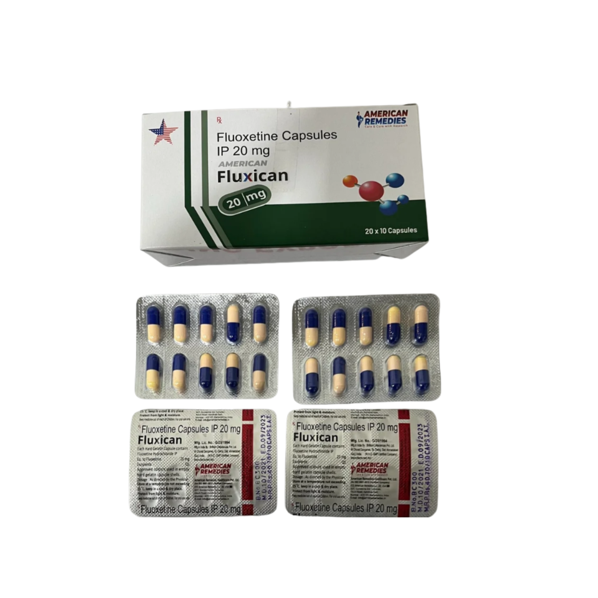 Fluoxetine 20 Mg Capsule