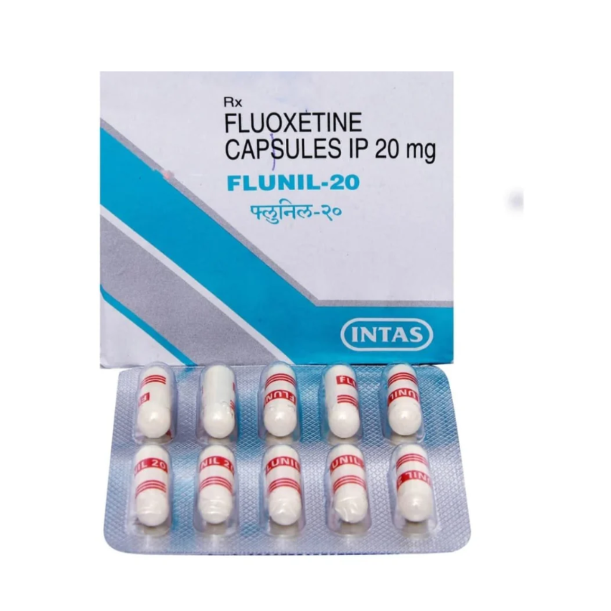 20mg Flunil Fluoxetine Capsule