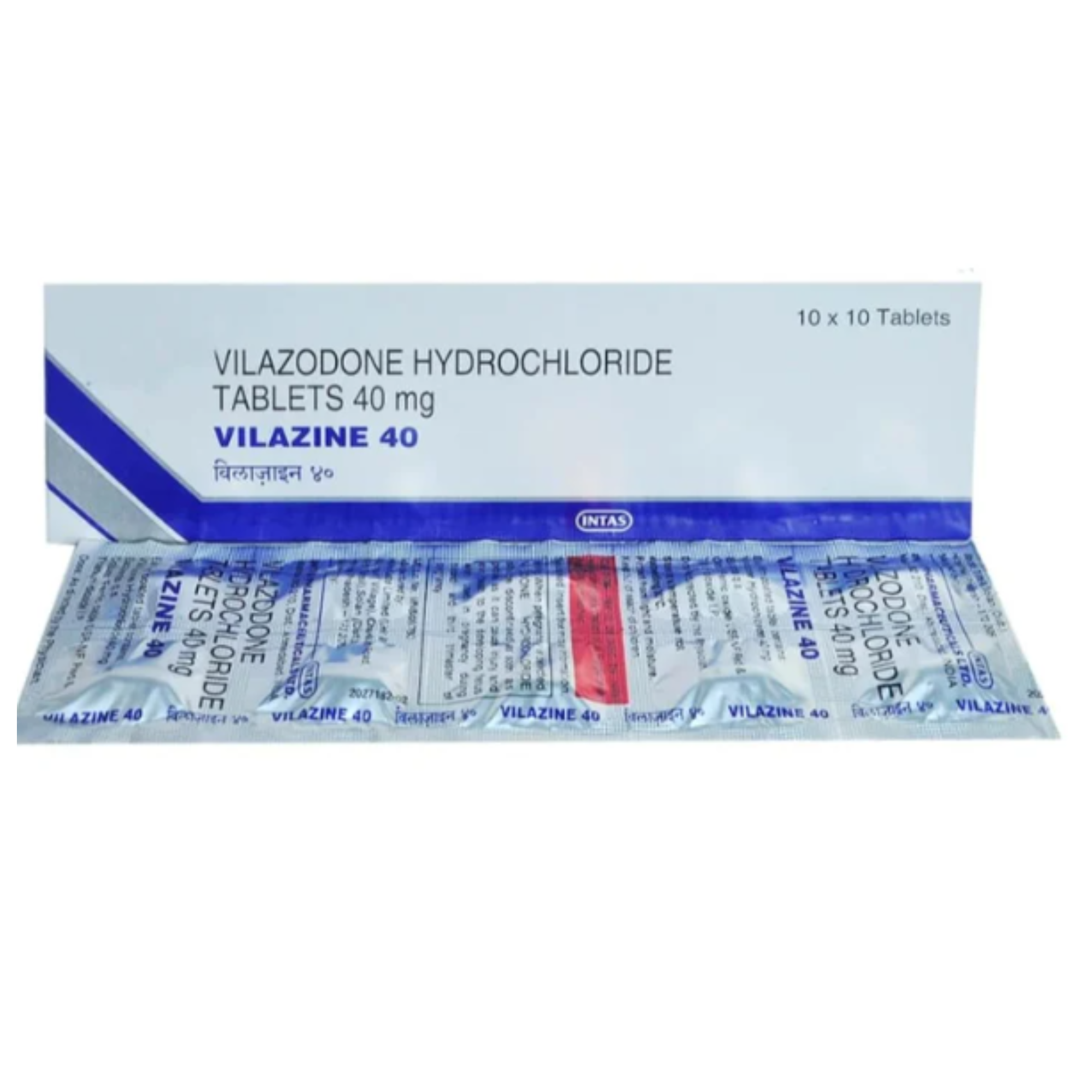 40mg Vilazine Vilazodone Hydrochl Tablets