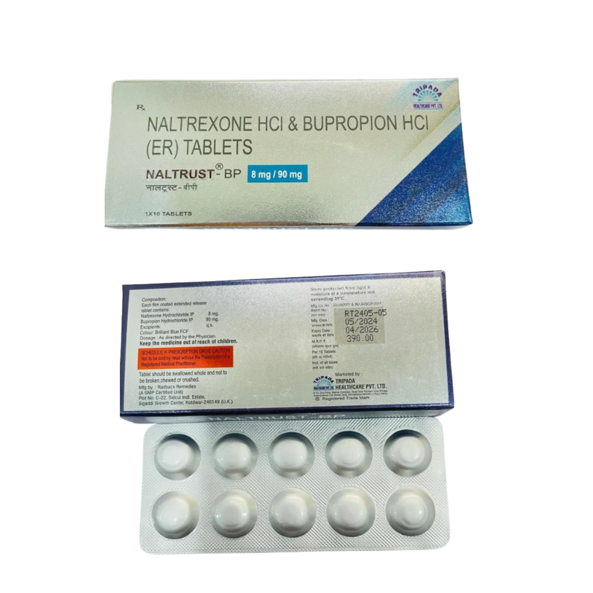 Naltrexone Hci & Bupropion Hci Tablet 8mg/90 Mg