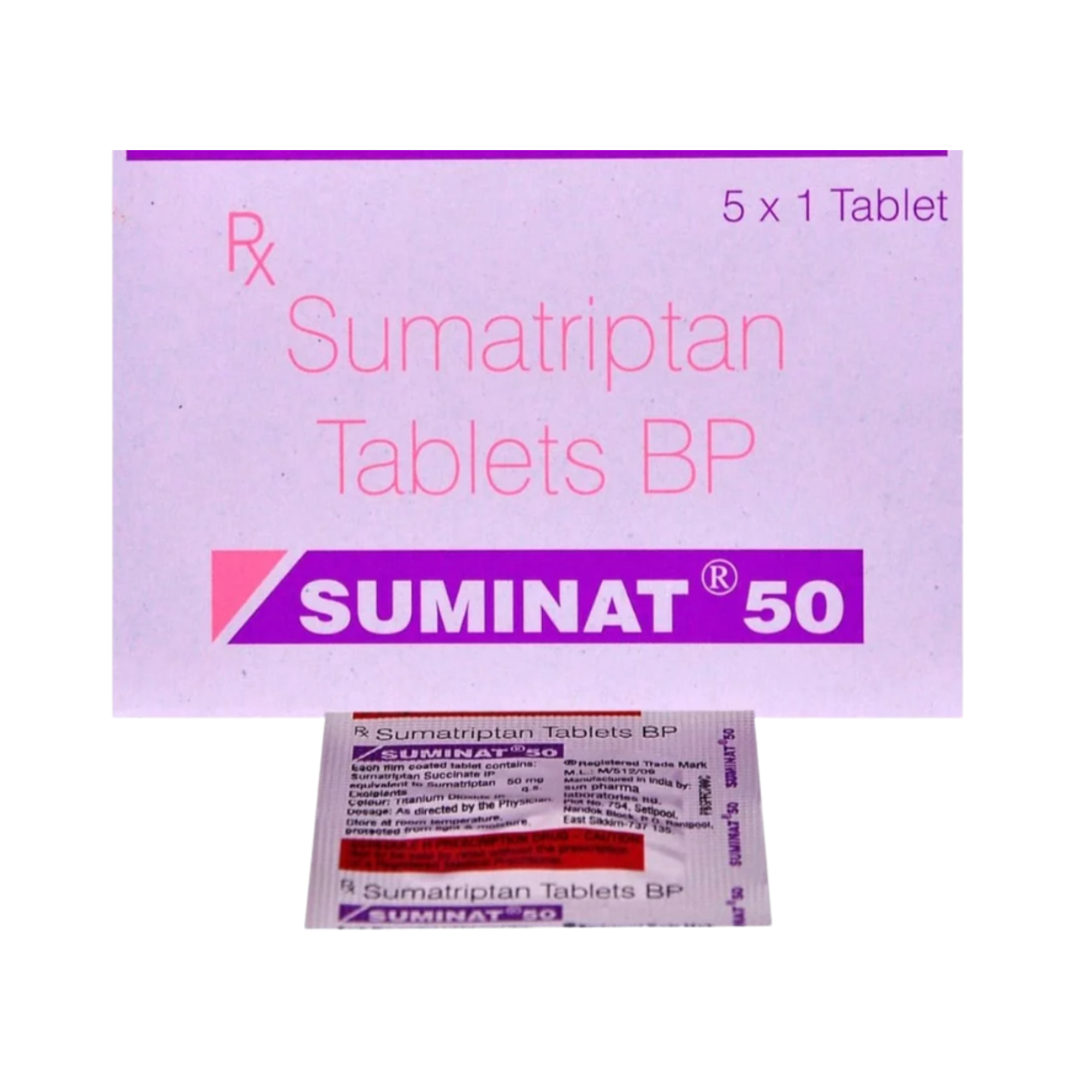 Suminat 50 Mg Tablet