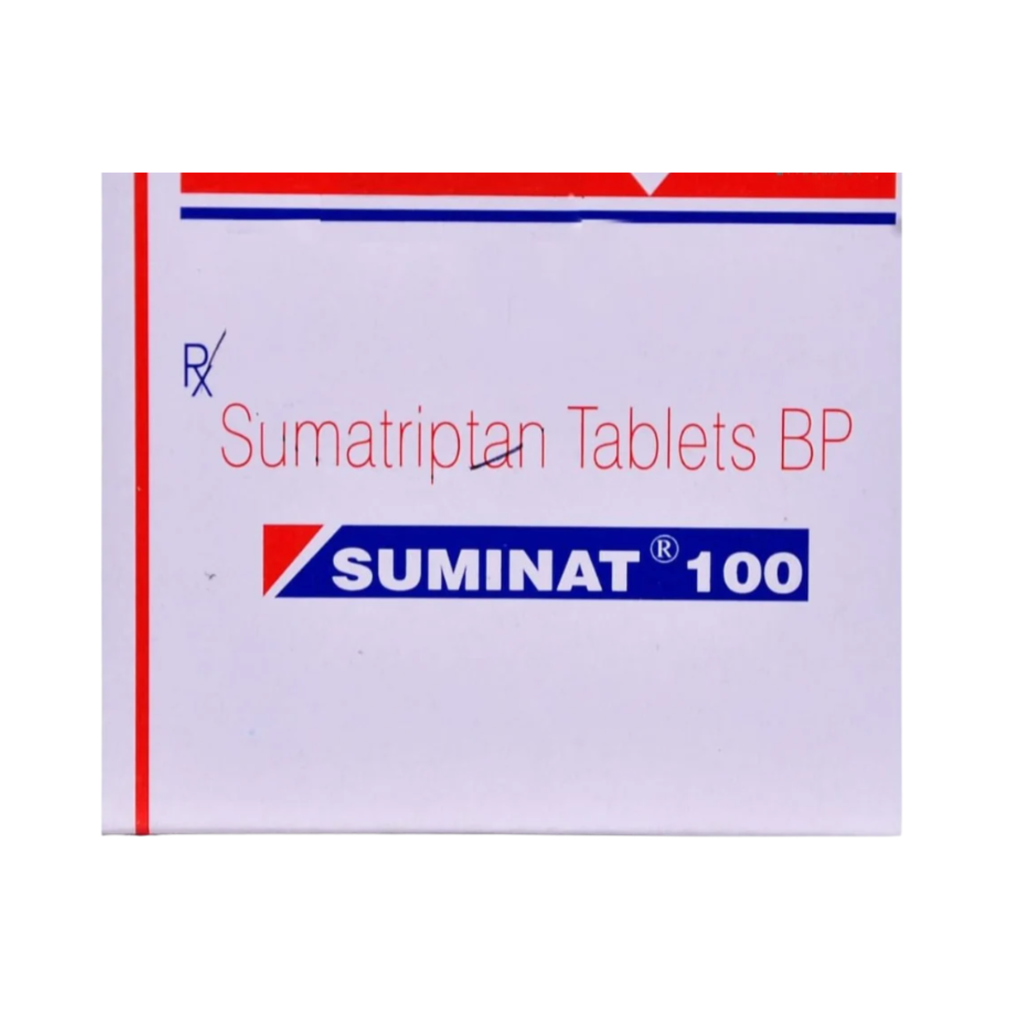 100mg Suminat Sumatriptan BP Tablet