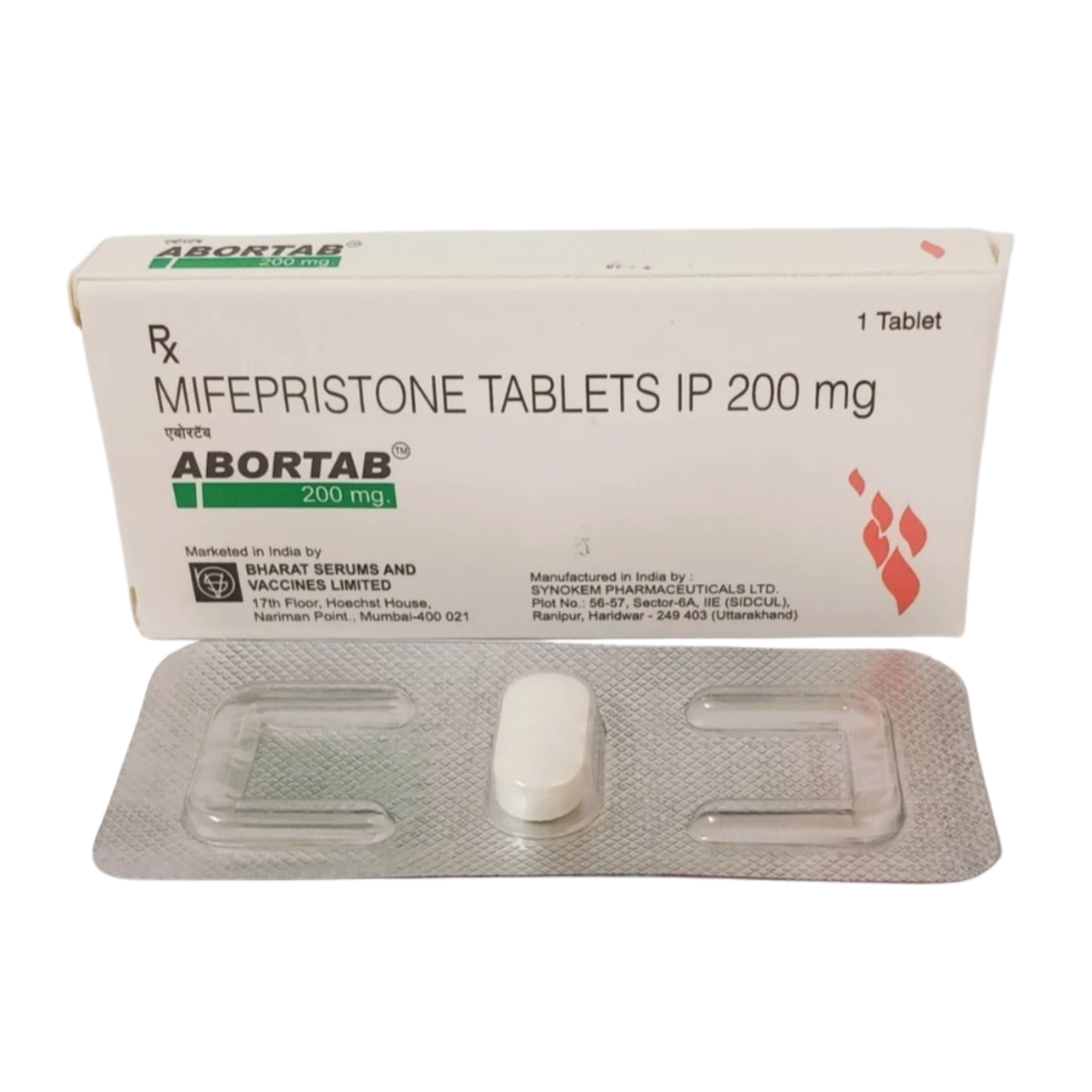 200mg Abortab Mifepristone Tablets