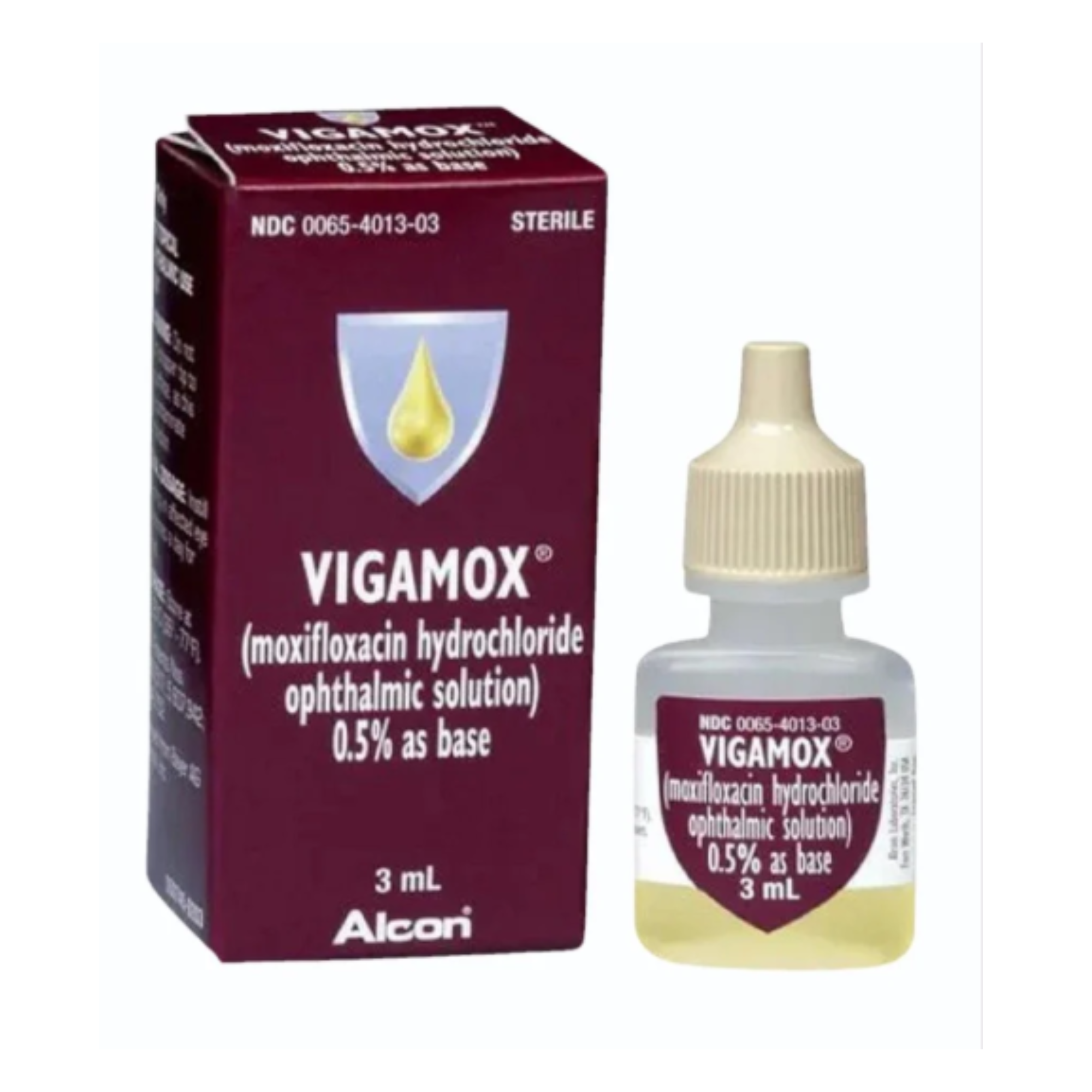 3ml Vigamox Moxifloxacin Hydrochloride Ophthalmic Eye Drop