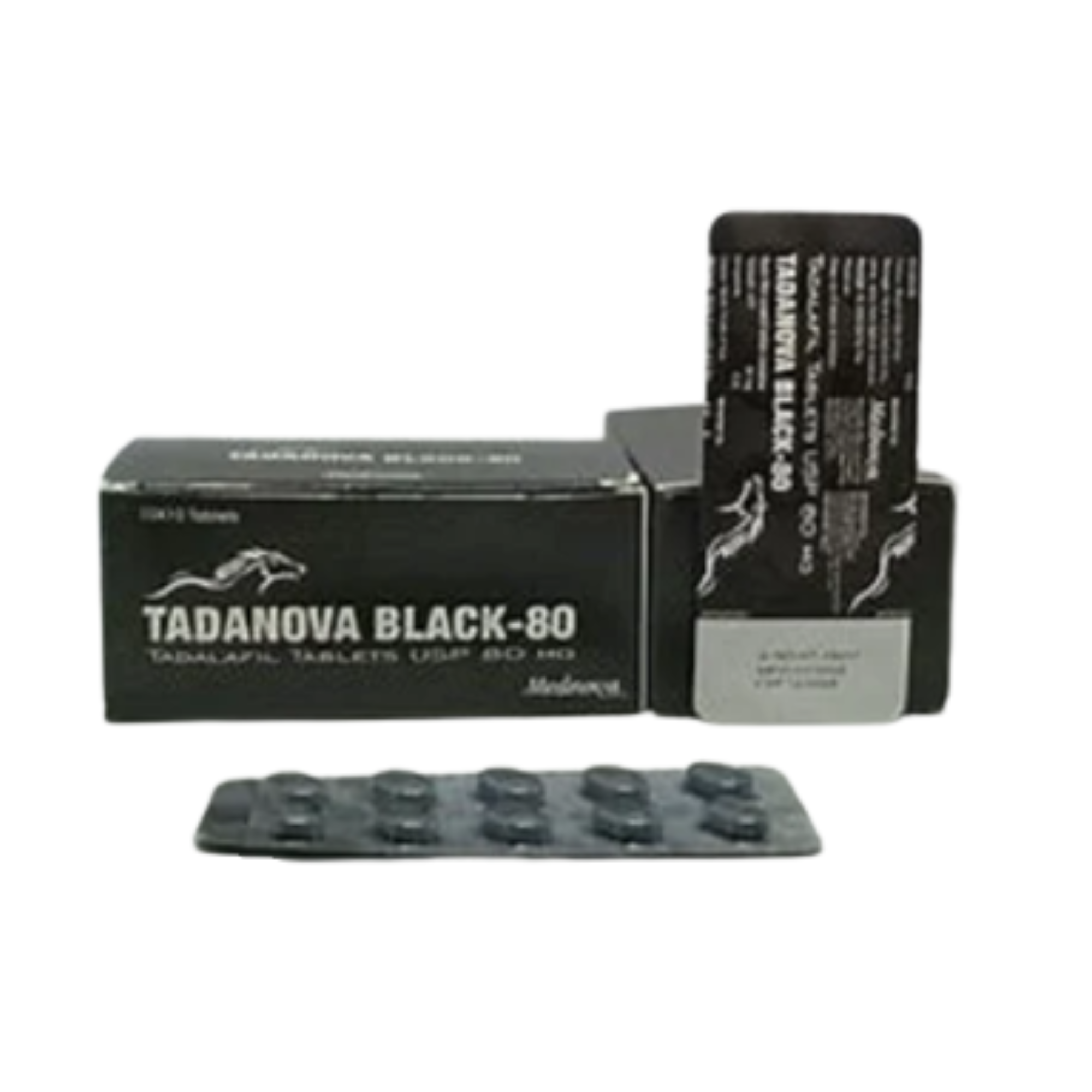 Tadanova Tadalafil 80mg Black Tablets