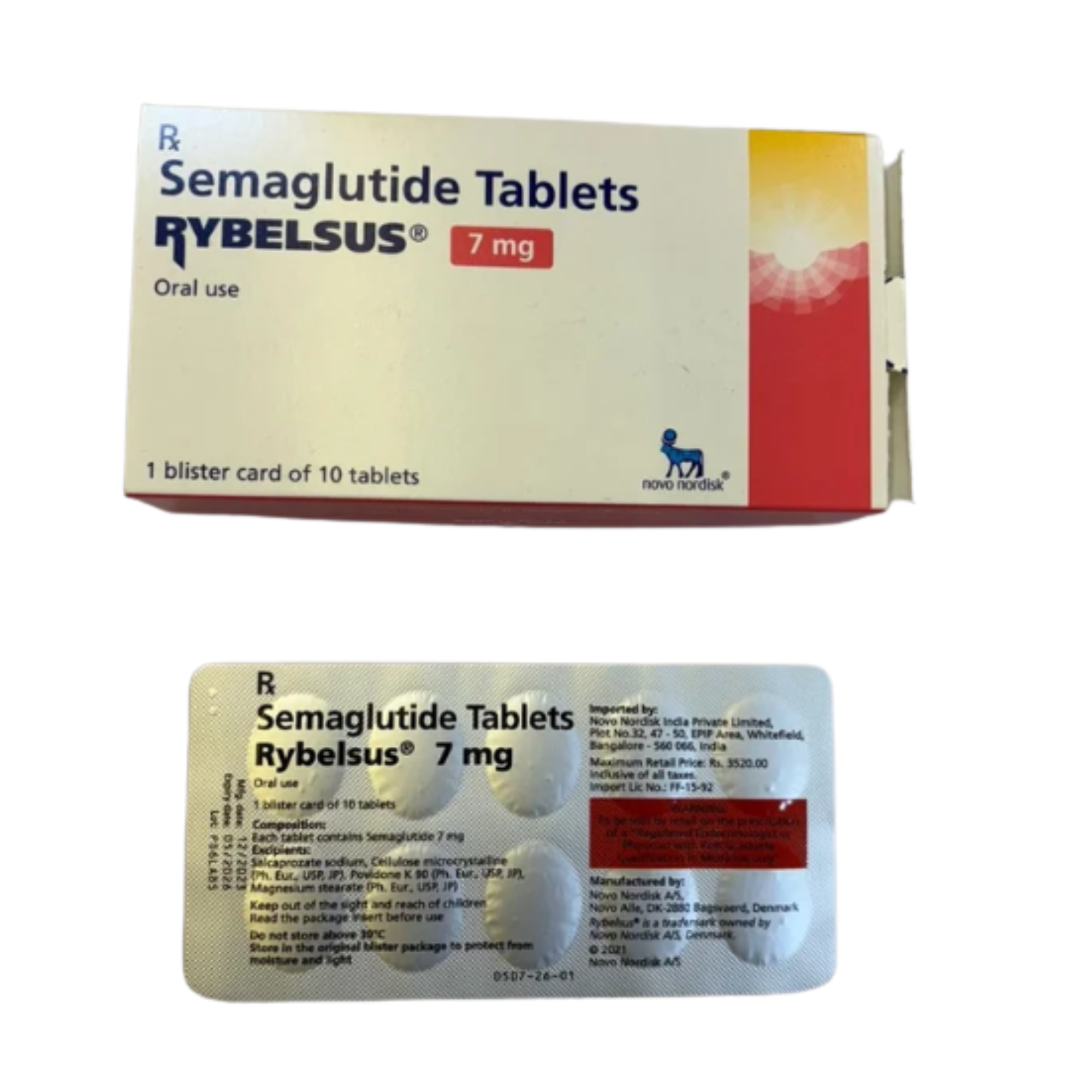 7mg Rybelsus Semaglutide Tablets