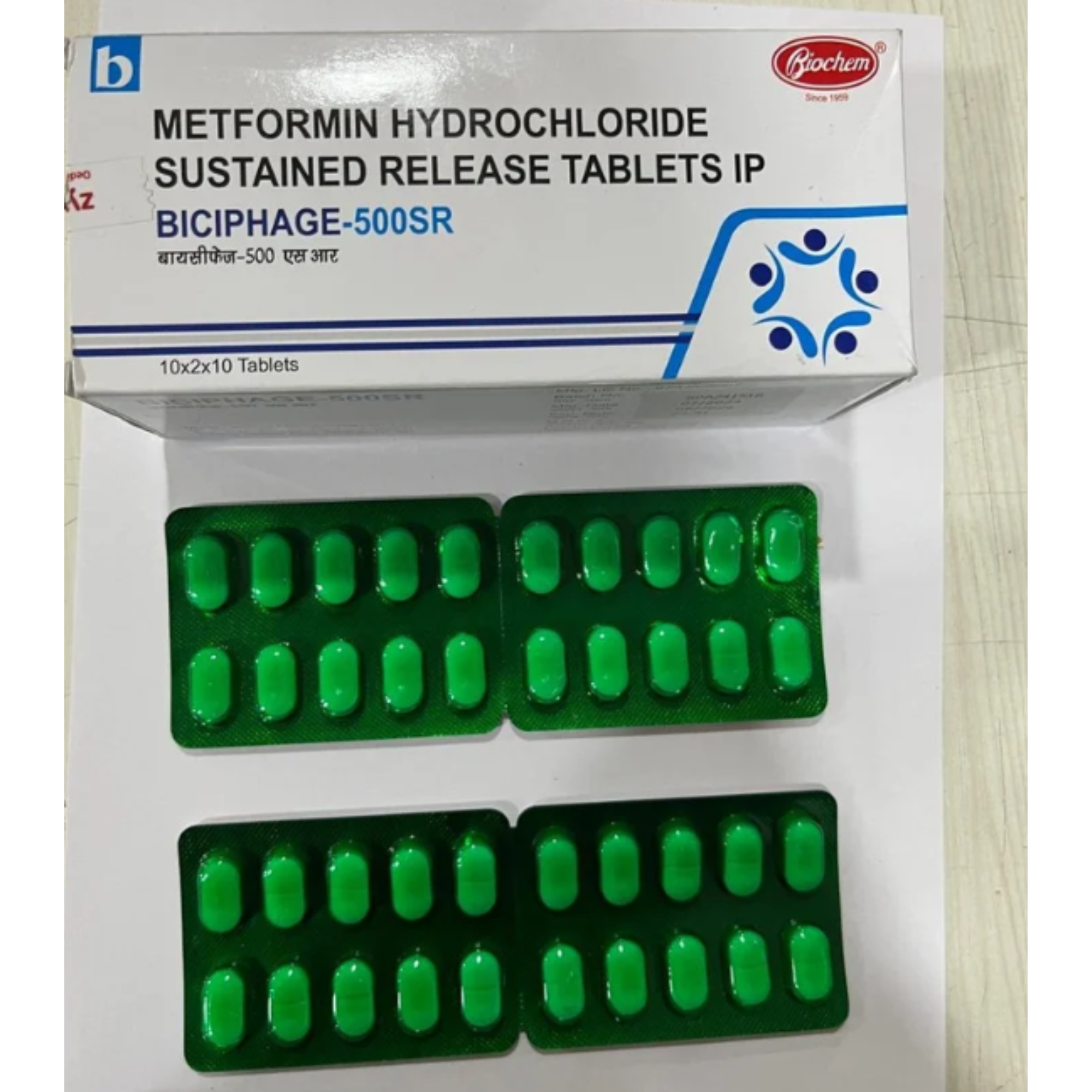 Metformin Hydrochloride sustained release Tablets