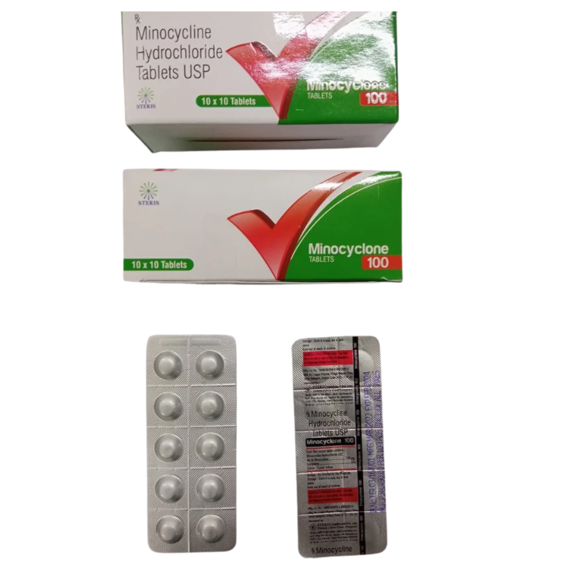 100mg Minocycline Hydrochloride Tablet