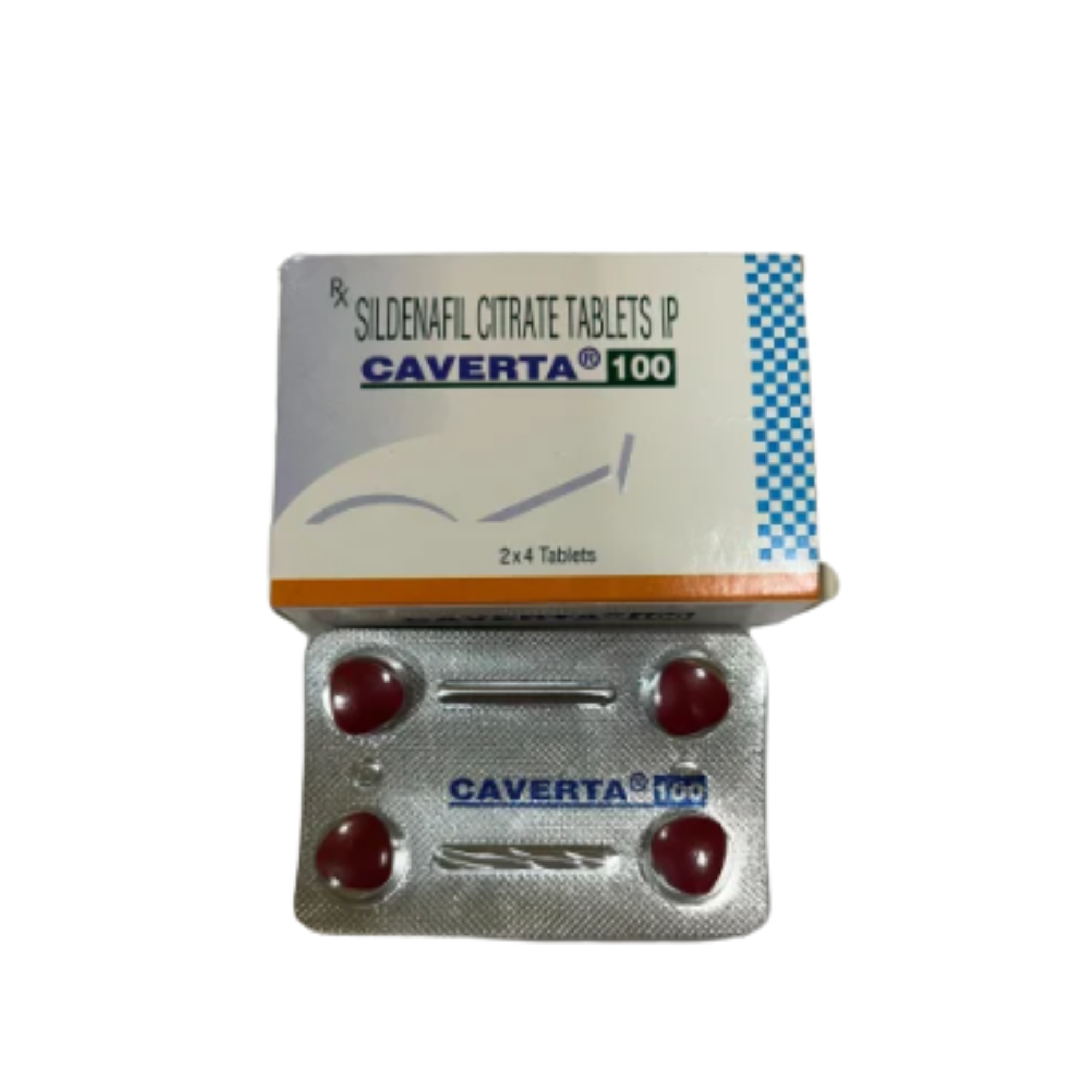 100mg Caverta Sildenafil Citrate Tablets