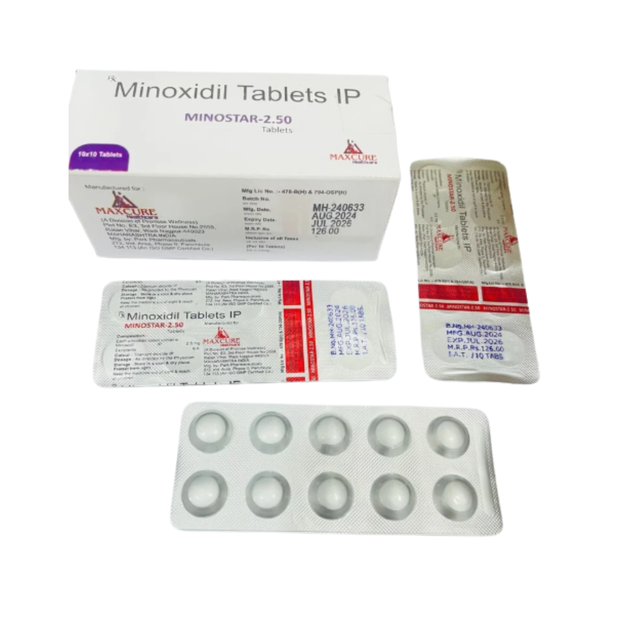 Minostar-2.50 minoxidil tablet