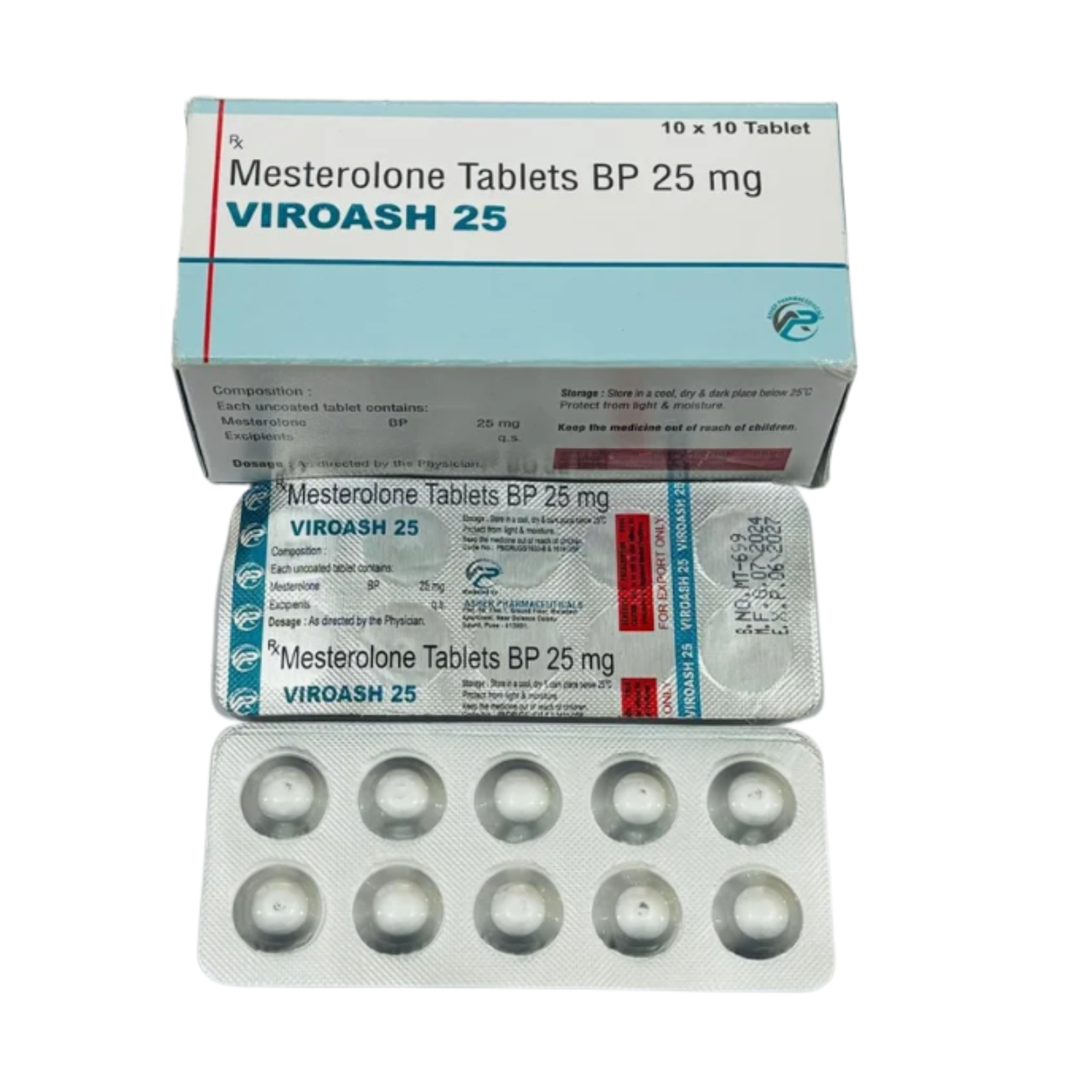 Mesterolone 25 Mg Tablet