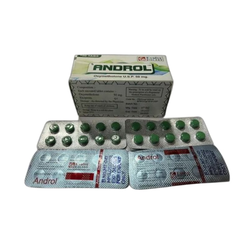 Androl 50mg Oxymetholone tablets