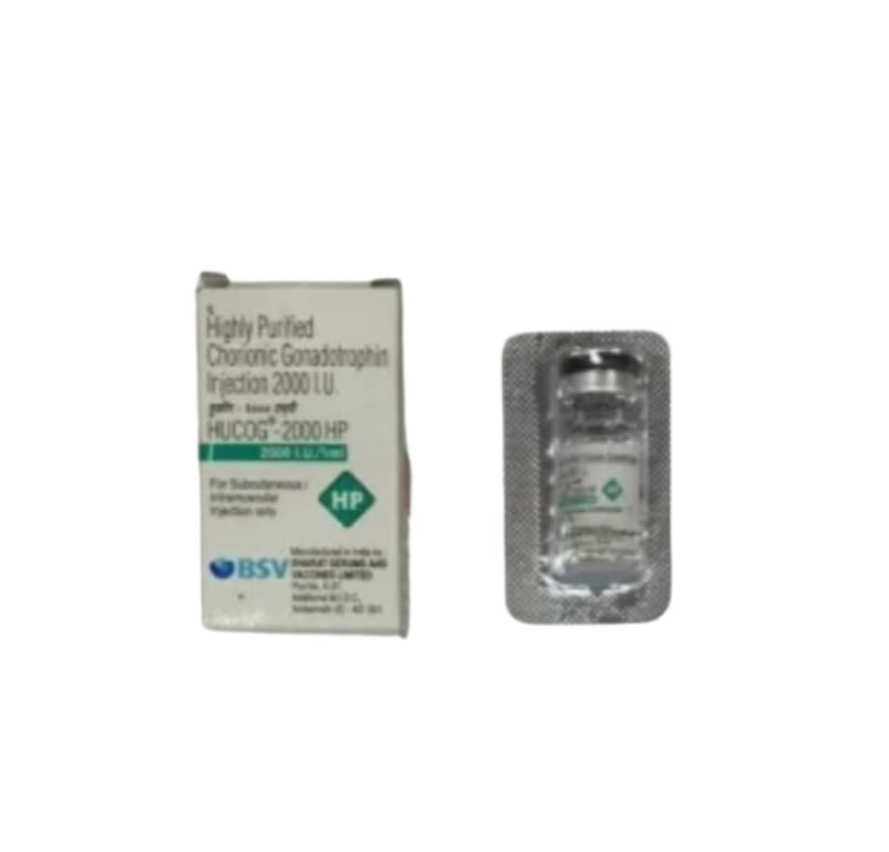 2000 IU Hucog HP Chorionic Gonadotropin Injections