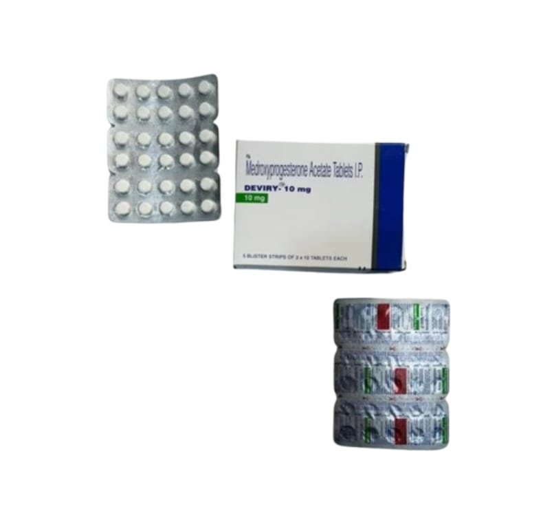 Deviry 10 Mg medroxyprogesteronetablts