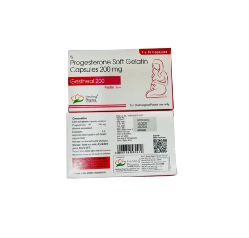 Progesterone Soft Gelatin Capsules 200 Mg