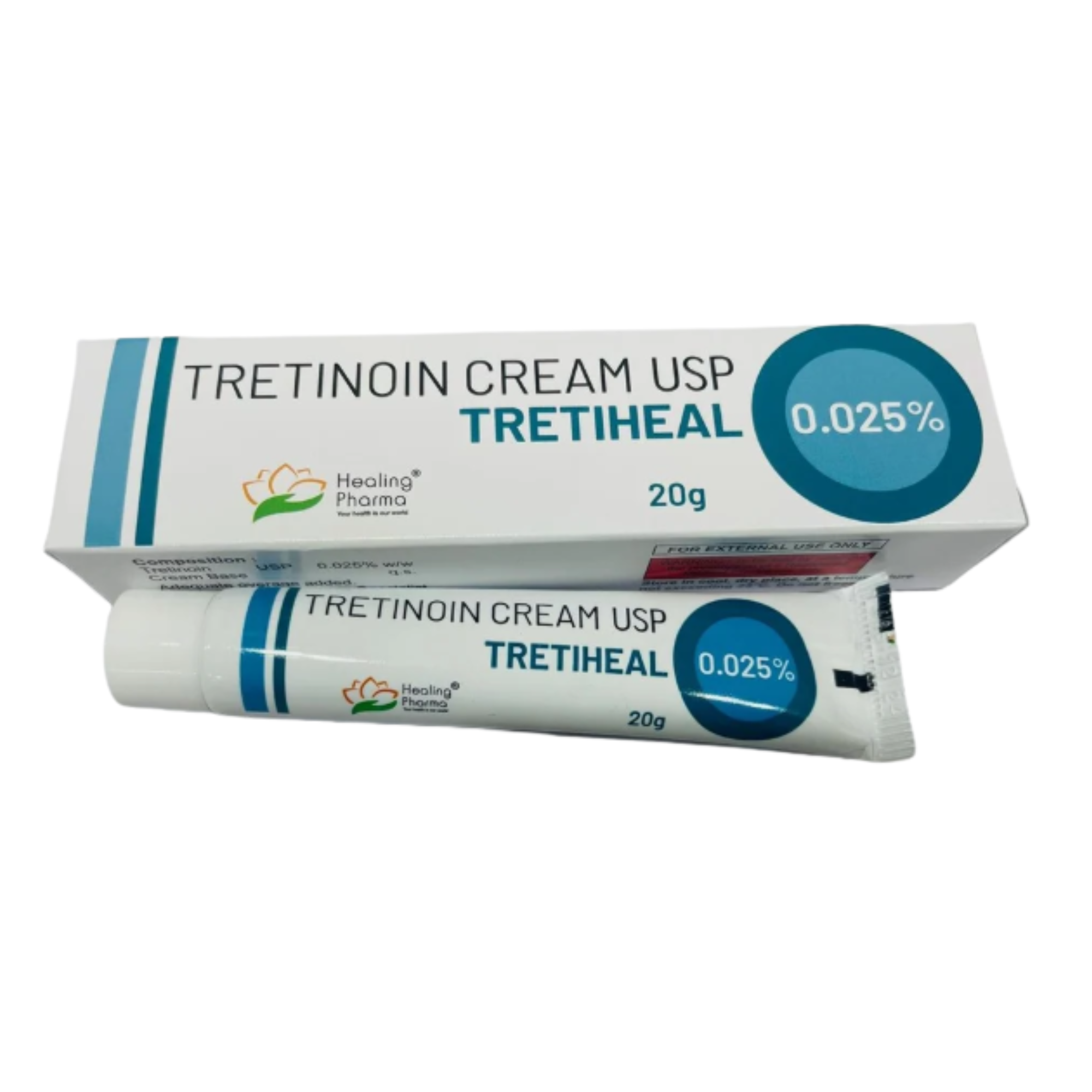 0.025% USP Tretiheal Tretinoin Cream