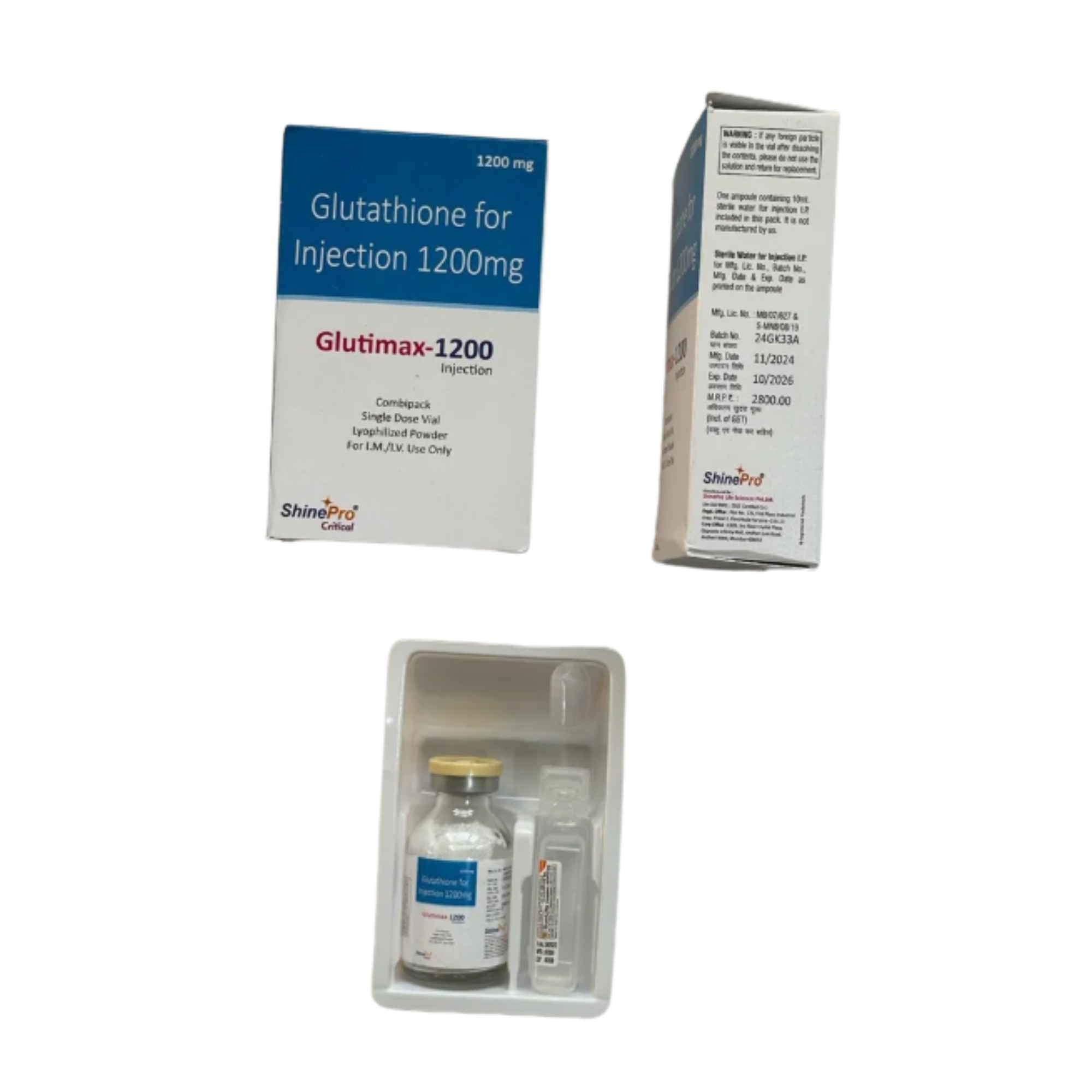 Glutimax glutathione injection 1200mg