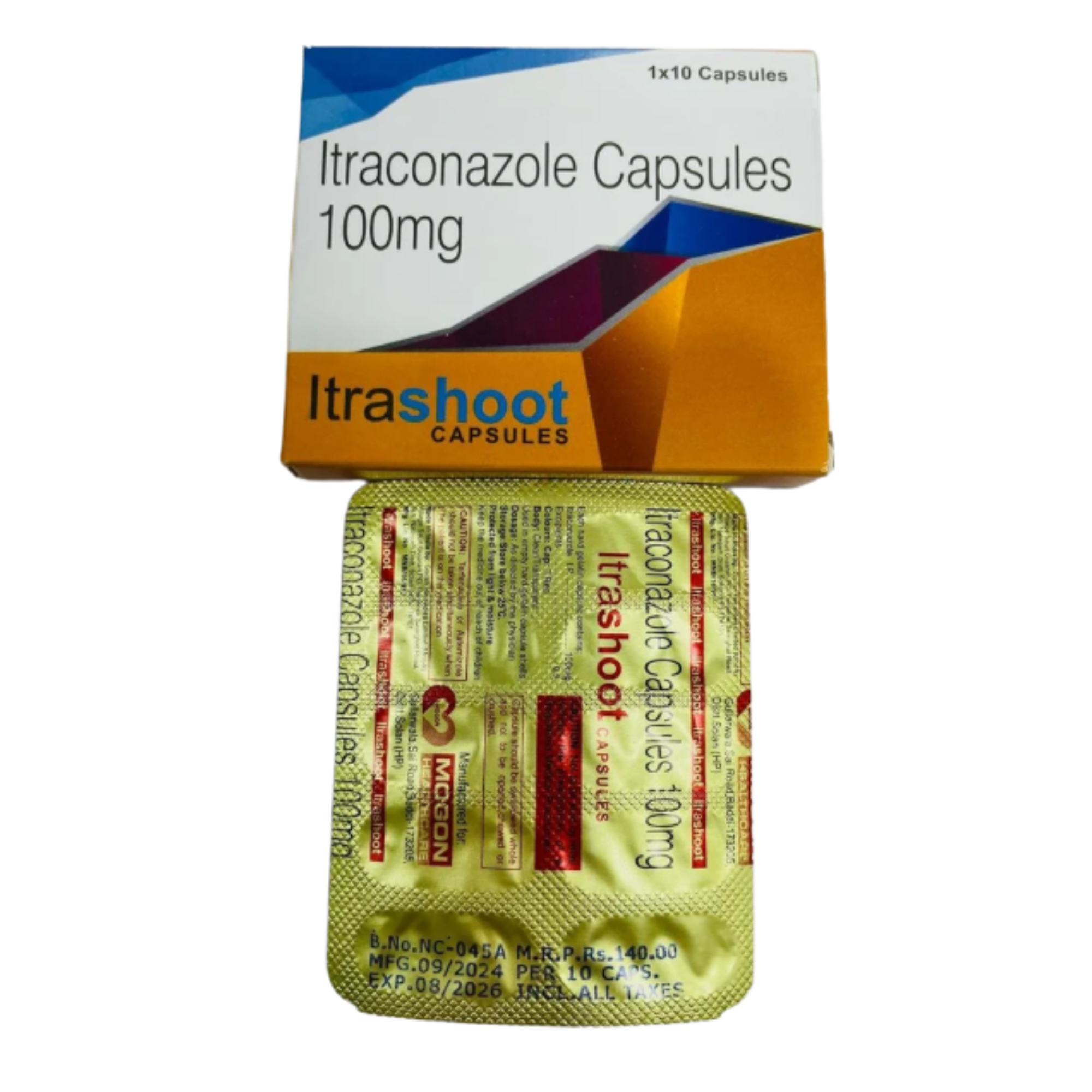Itraconazole 100 Mg Capsules