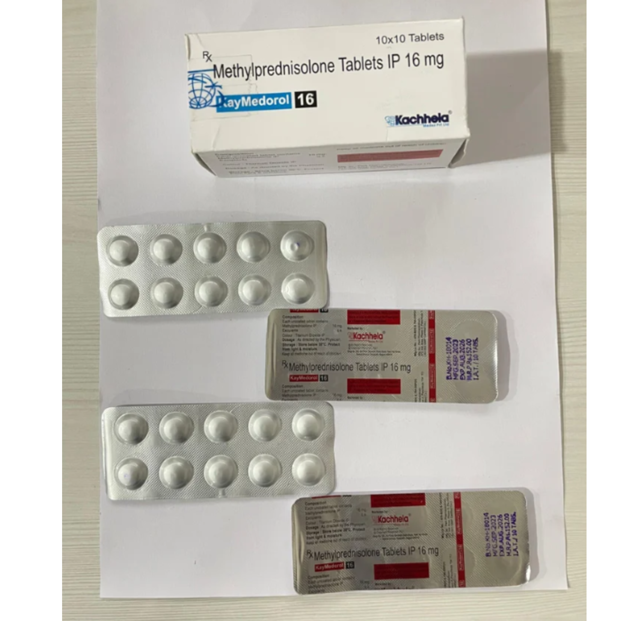 Methylprednisolone Tablets Ip 16 Mg