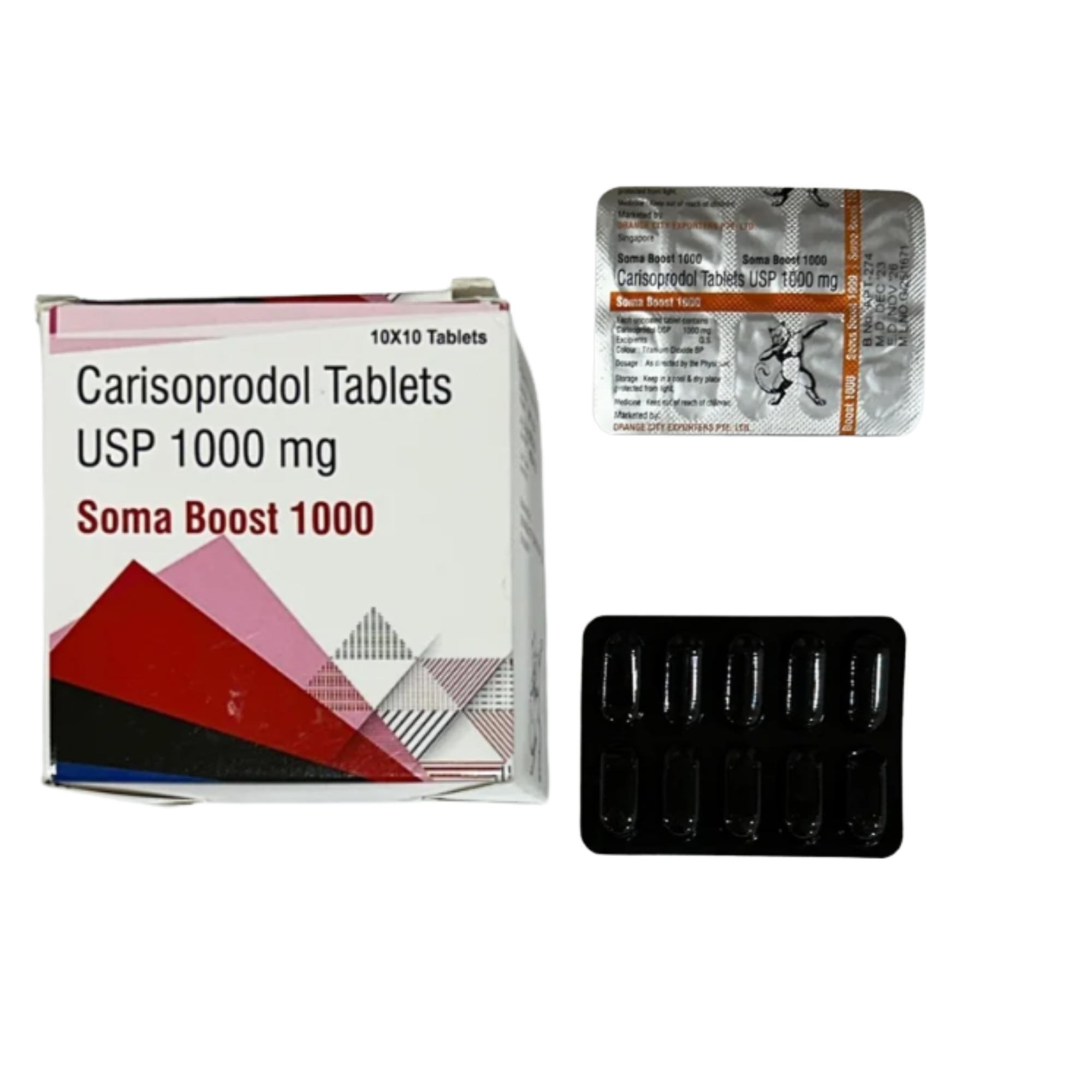 Soma Boost 1000 Carisoprodol Tablets USP 1000mg