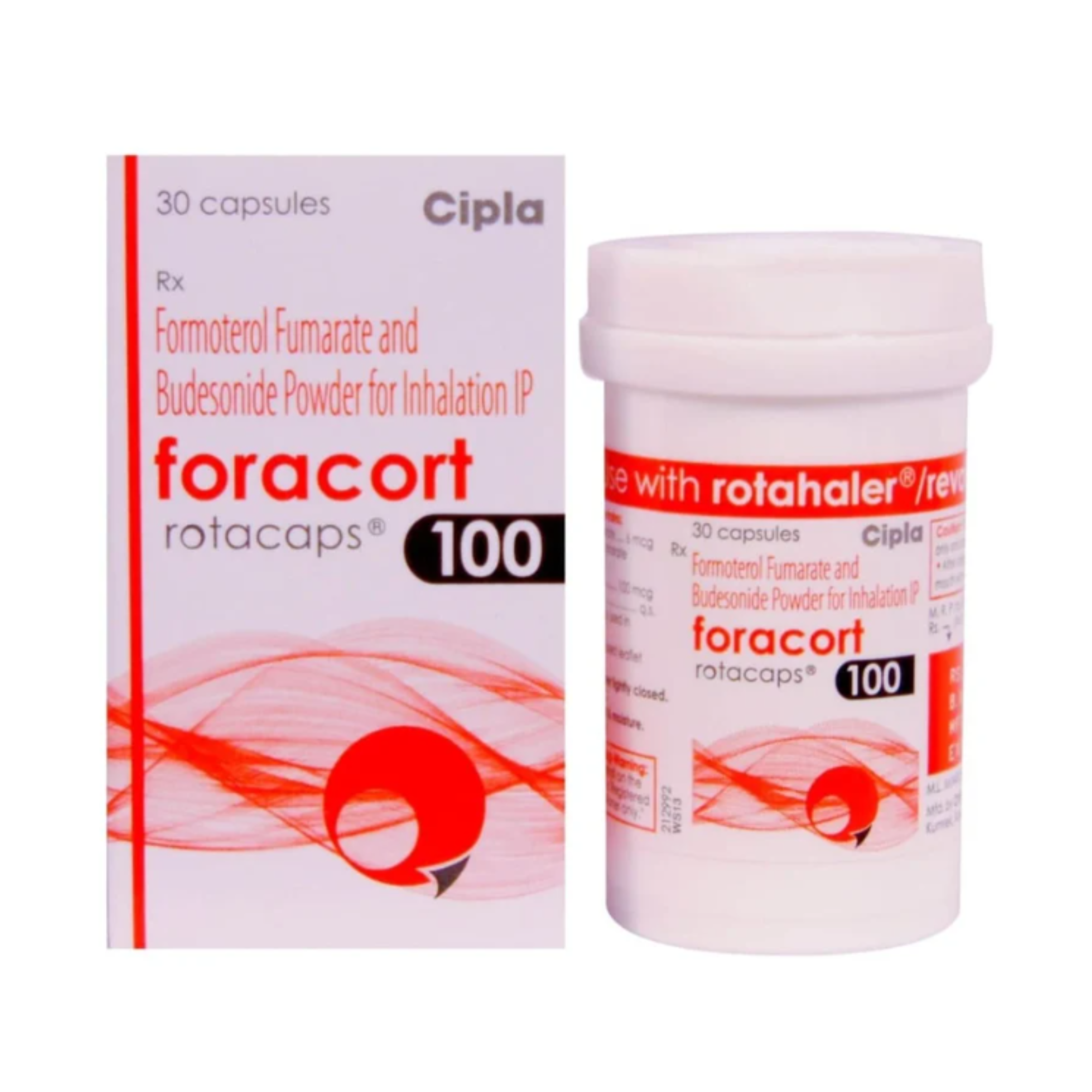 100mg Formoterol Fumarate & Budesonide Powder