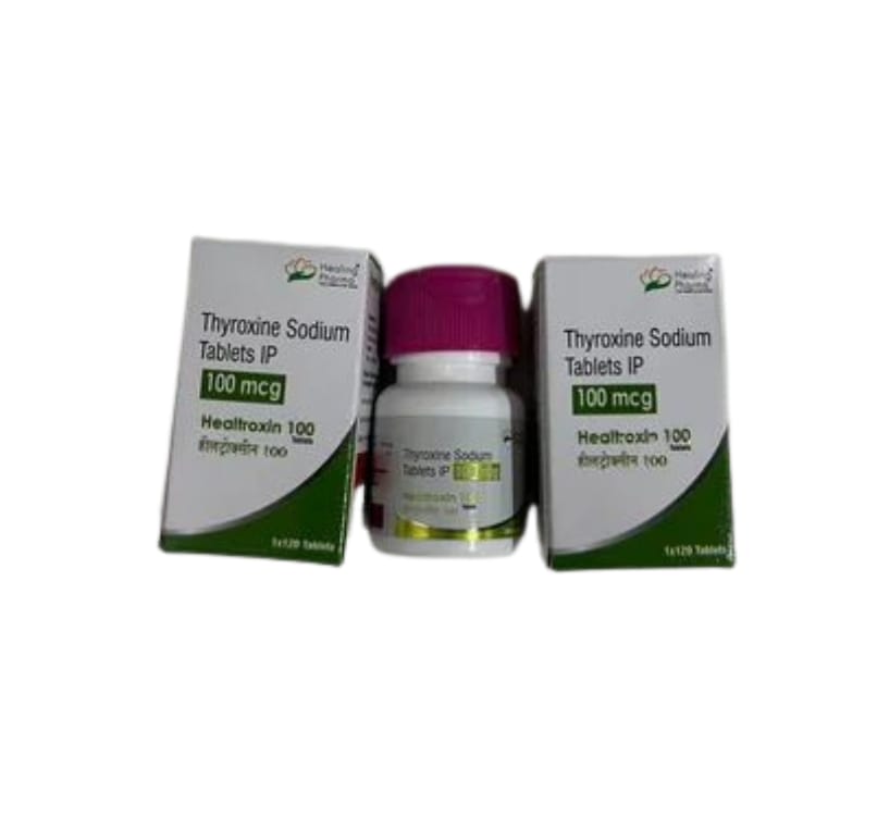 100mcg Healtroxin Thyroxine Sodium Tablets