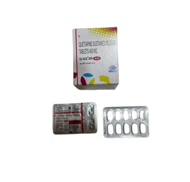 Quetiapine 400 Mg Sustained Release Tablets