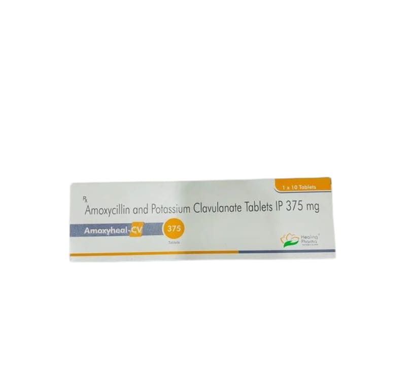 Amoxycillin and potassium clavulanate 375 mg